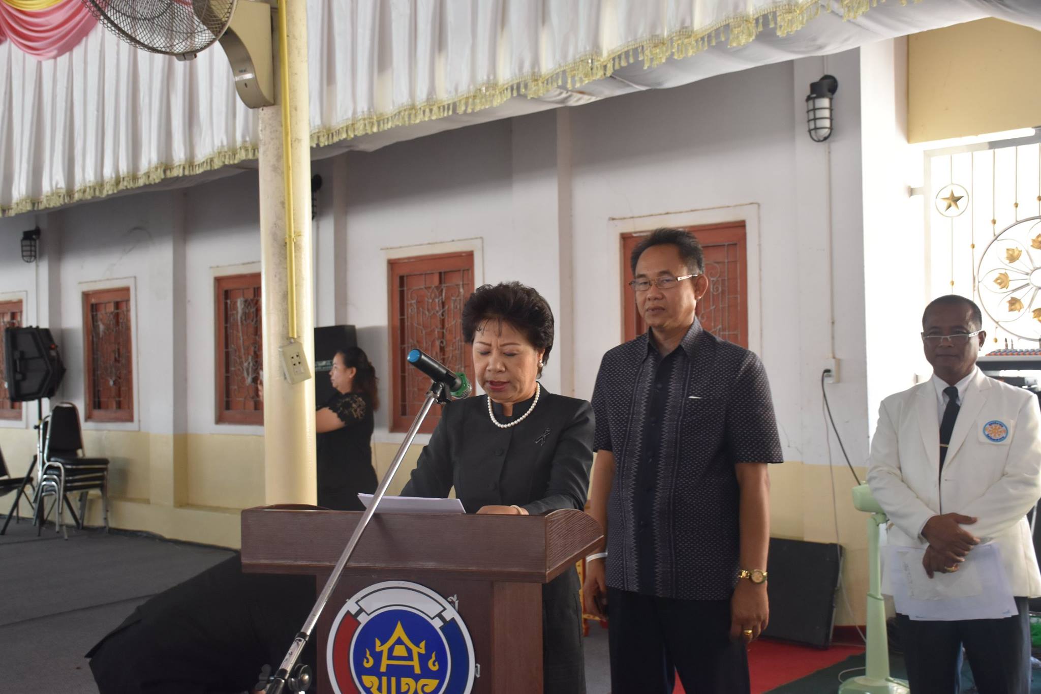 31 มีนาคม 2560    สำนักงานพัฒนาชุมชนจังหวัดมหาสารคามจัดพิธีทำบุญทอดผ้าป่ามหากุศลสมทบกองทุนพัฒนาเด็กชนบท  ในพระราชูปถัมภ์สมเด็จพระเทพรัตนราชสุดาฯ สยามบรมราชกุมารี  ประจำปี 2560 จังหวัดมหาสารคาม