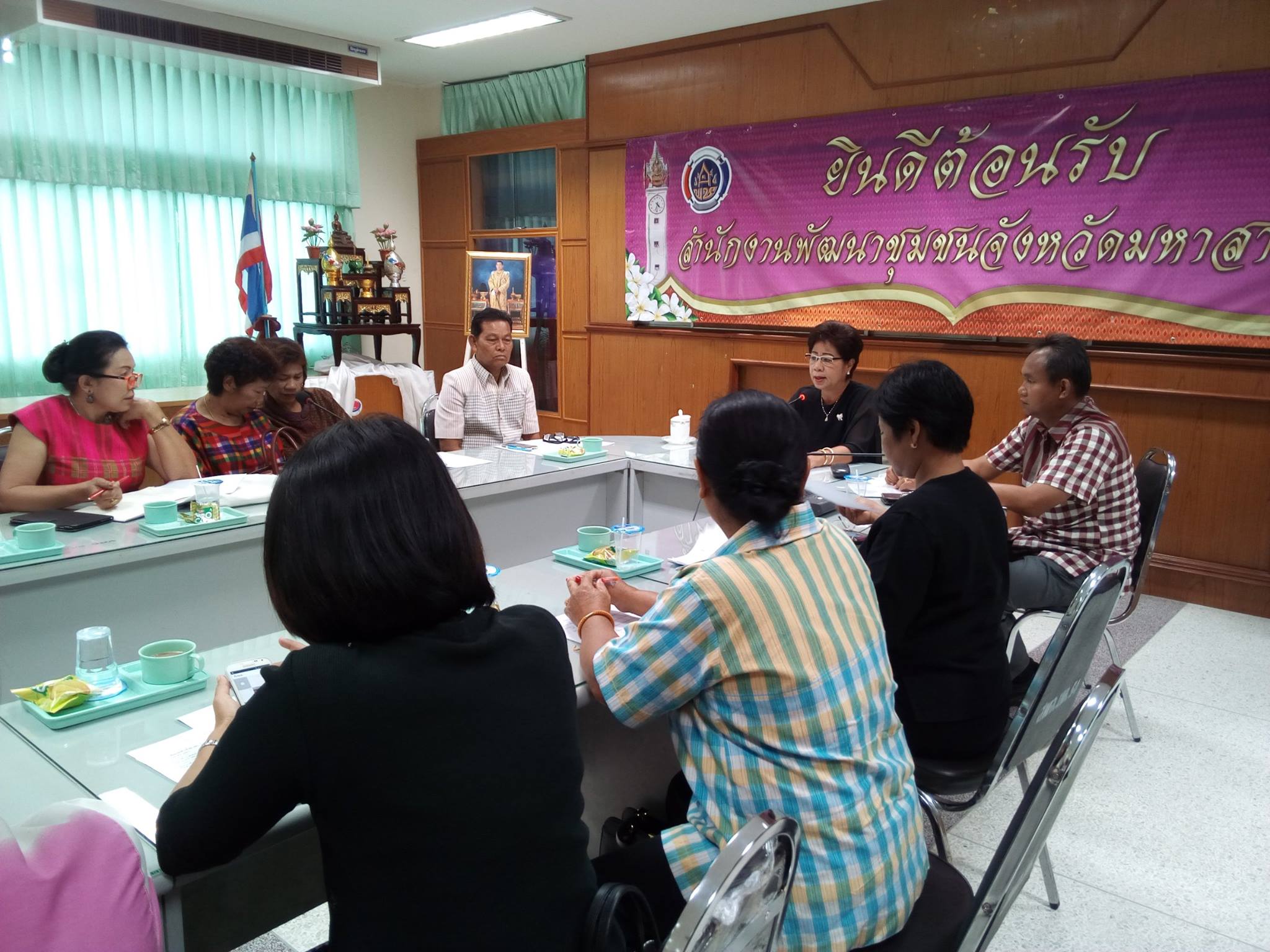 18 เมษายน 2560 นางสาวศศิธร  ปัญญาไว พัฒนาการจังหวัดมหาสารคาม เป็นประธานการประชุมคณะกรรมการ OTOP  และเจ้าหน้าที่ OTOP ครั้งที่ 4/2560