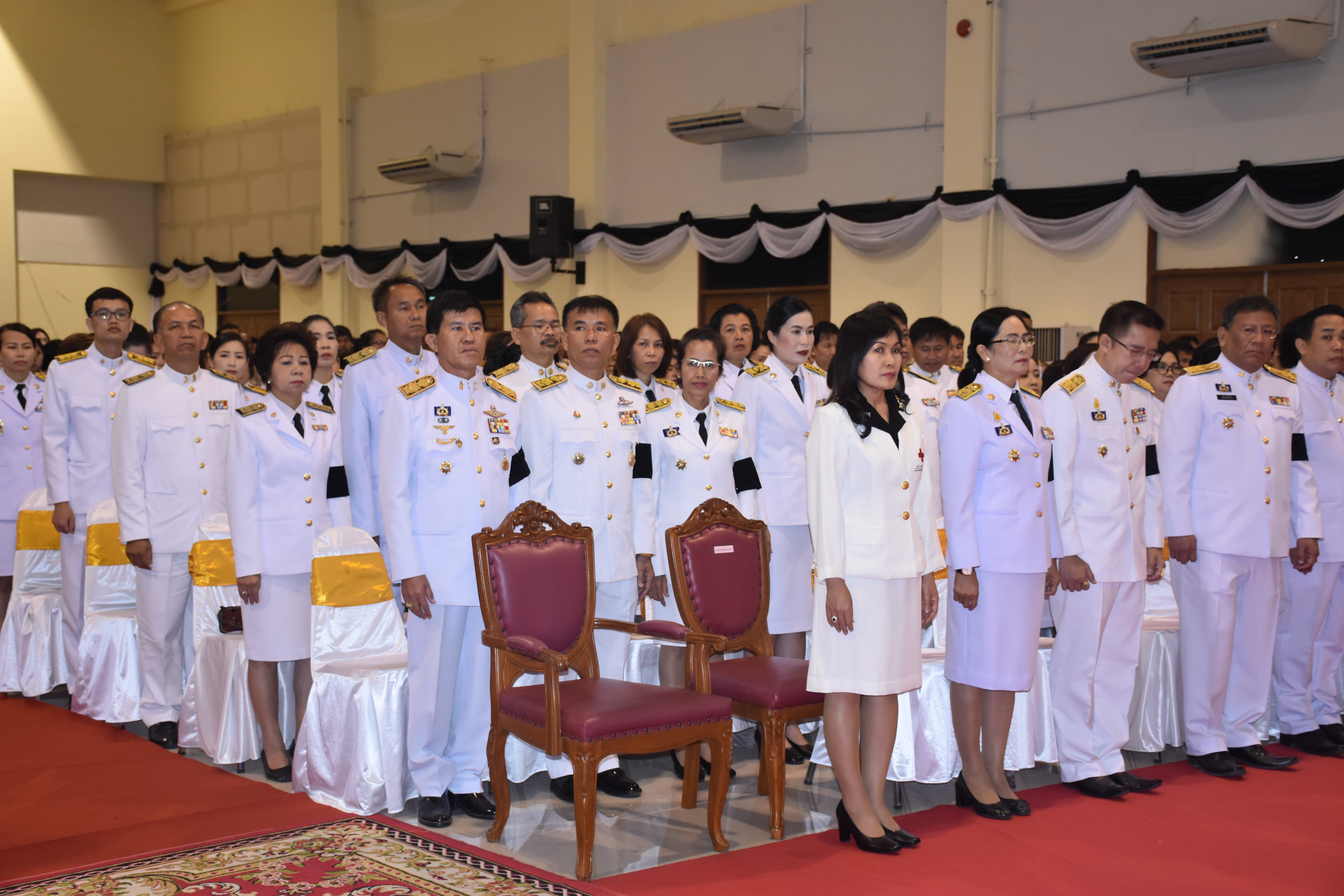 25 เมษายน 2560 นายสเน่ห์ นนทะโชติ ผู้ว่าราชการจังหวัดมหาสารคาม  เป็นประธานในพิธีวางพวงมาลาเพื่อเป็นการถวายความจงรักภักดี และรำลึกถึงพระมหากรุณาธิคุณของสมเด็จพระนเรศวรมหาราช เนื่องในวันคล้ายวันสวรรคตสมเด็จพระนเรศวรมหาราช