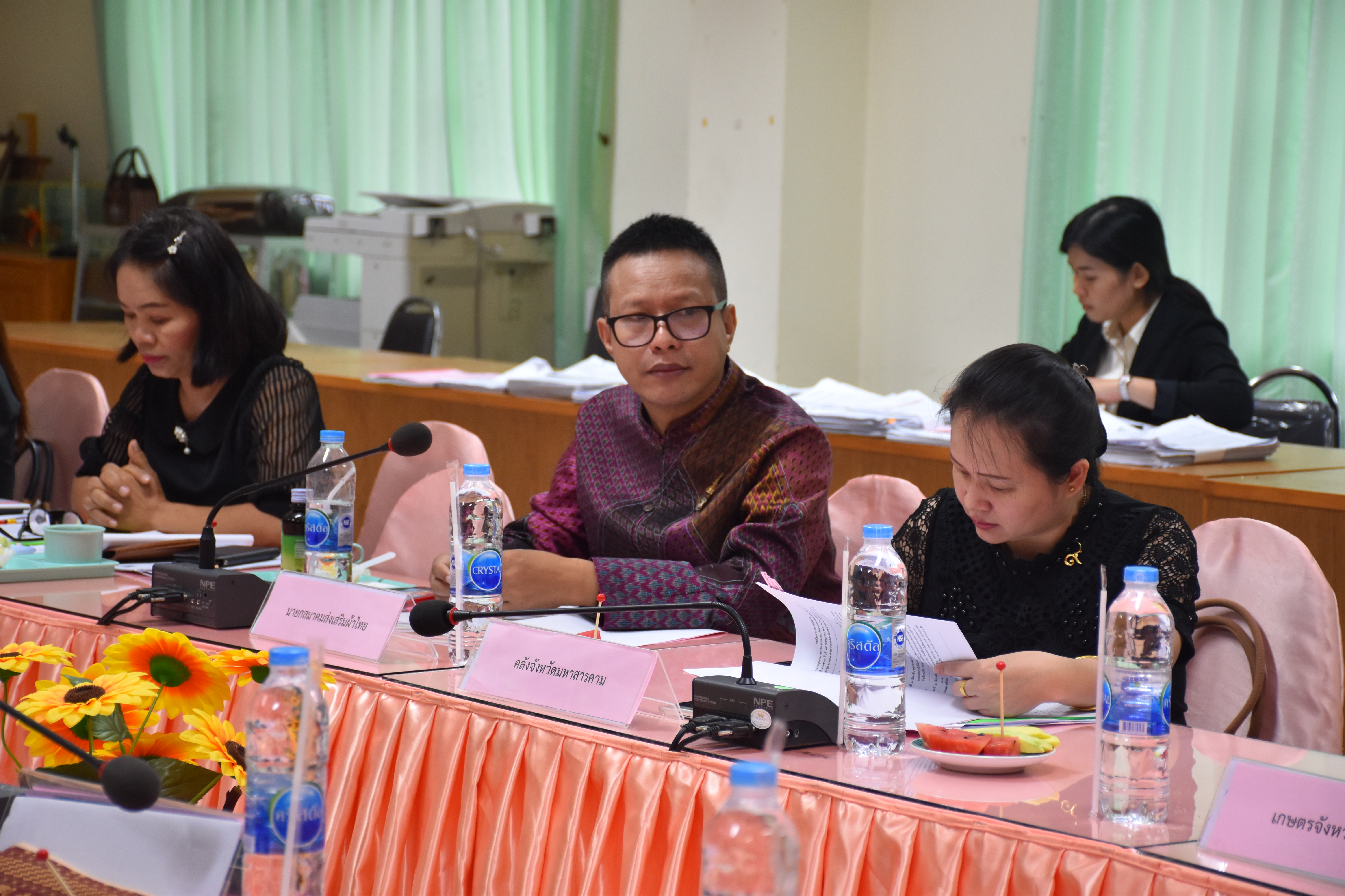25 พฤษภาคม 2560 นางสาวศศิธร ปัญญาไว พัฒนาการจังหวัดมหาสารคาม  เป็นประธานการประชุมคณะอนุกรรมการบริหาร กองทุนพัฒนาบทบาทสตรีจังหวัดมหาสารคาม ครั้งที่ 4/2560  ณ ห้องประชุม 106/1 ศาลากลางจังหวัดมหาสารคาม