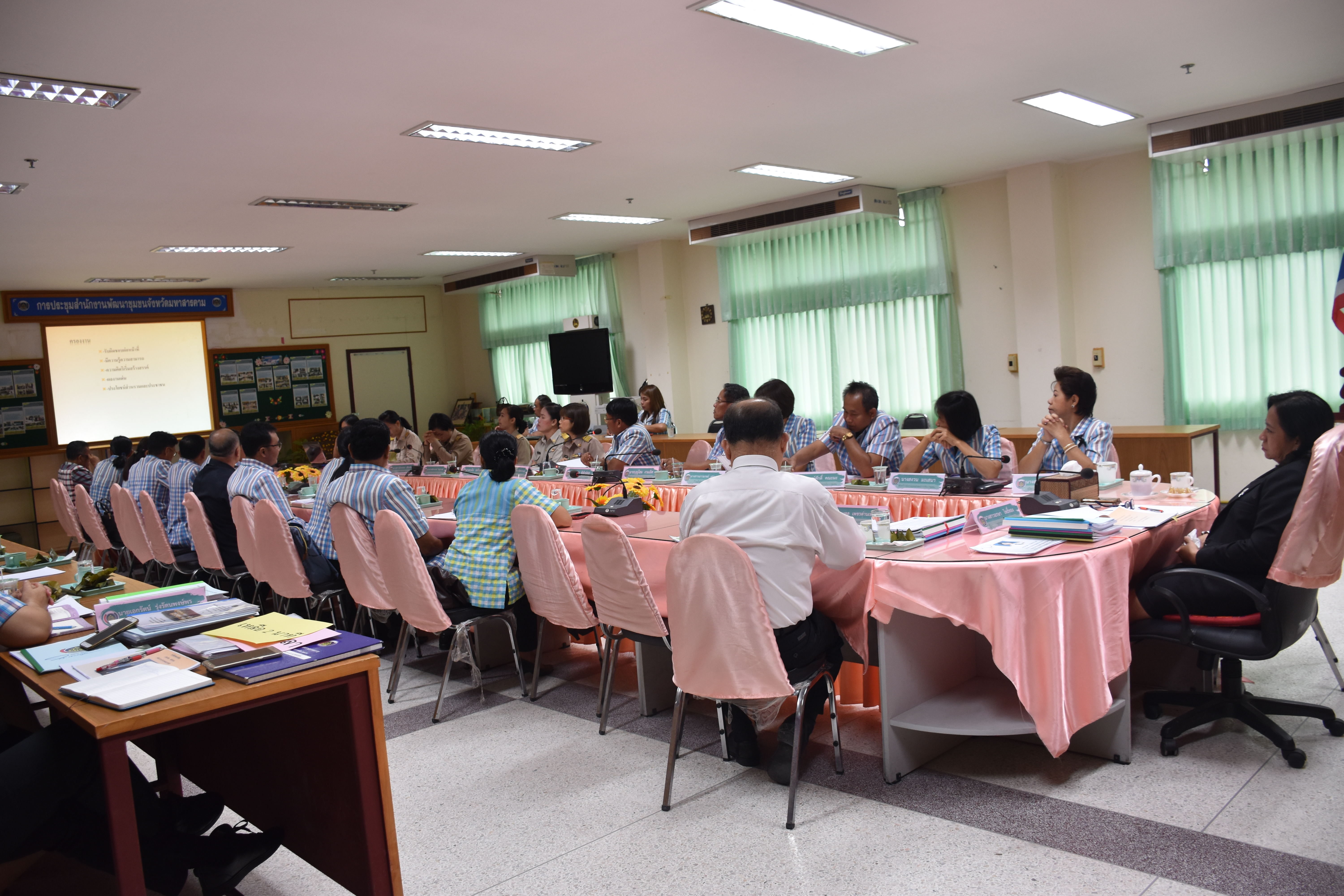 15 มิถุนายน 2560  การคัดเลือกข้าราชการและลูกจ้างประจำดีเด่น บุคคลต้นแบบ การส่งเสริมค่านิยมองค์การ นักประชาสัมพันธ์ดีเด่น  การประเมินโครงการใสสะอาด และคัดเลือกหมู่บ้านสารสนเทศเพื่อการพัฒนาคุณภาพชีวิต ประจำปี 2560