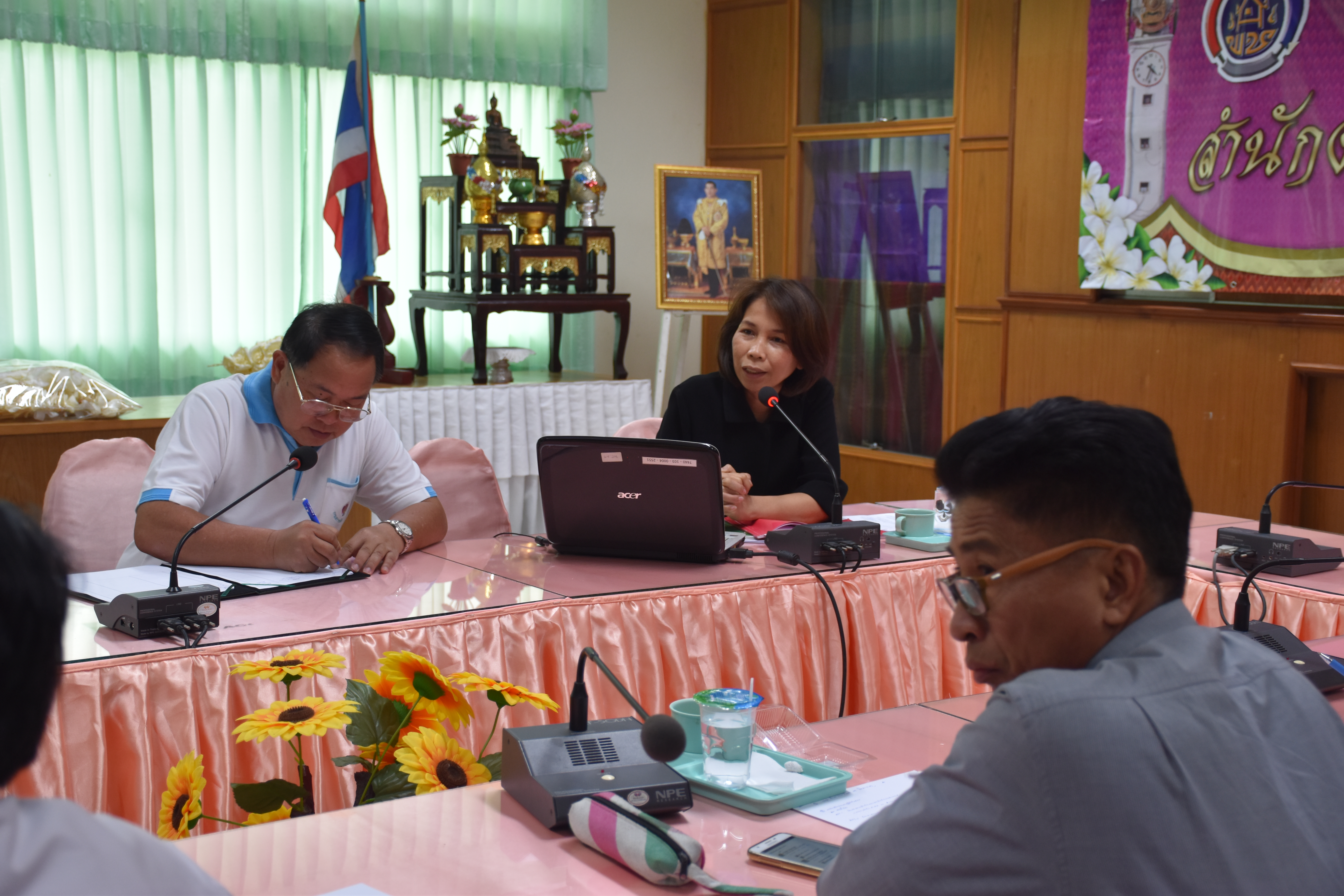 7 มิถุนายน 2560 สำนักงานพัฒนาชุมชนจังหวัดมหาสารคาม ประชุม สร้างการรับรู้ สร้างความเข้าใจ ในการนำหลักธรรมาภิบาล ไปใช้ในการปฏิบัติราชการในยุคไทยแลนด์ 4.0 และการฝึกอบรมวิธีการใช้ห้องประชุม Session Call