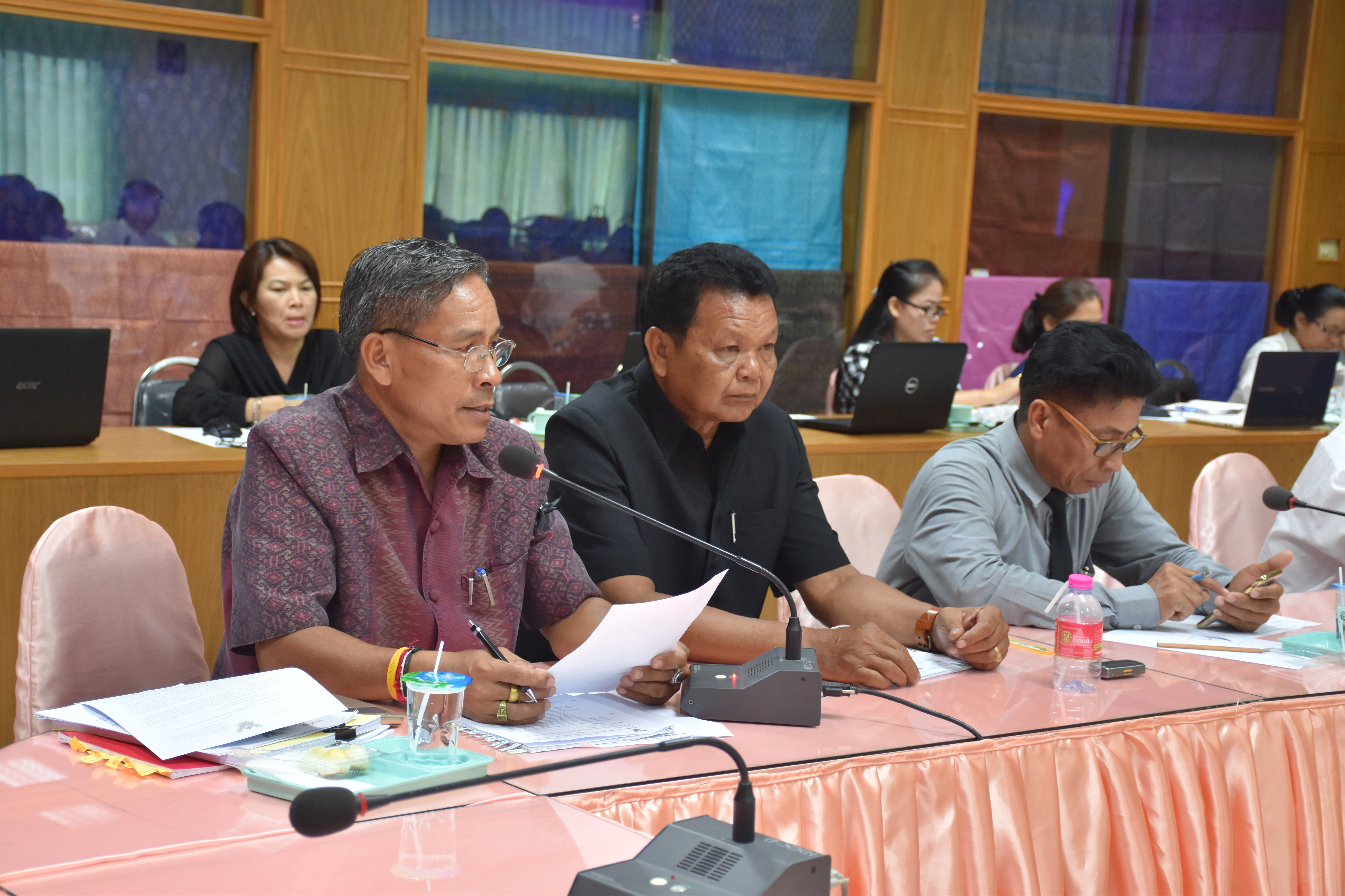 7 มิถุนายน 2560 สำนักงานพัฒนาชุมชนจังหวัดมหาสารคาม ประชุม สร้างการรับรู้ สร้างความเข้าใจ ในการนำหลักธรรมาภิบาล ไปใช้ในการปฏิบัติราชการในยุคไทยแลนด์ 4.0 และการฝึกอบรมวิธีการใช้ห้องประชุม Session Call