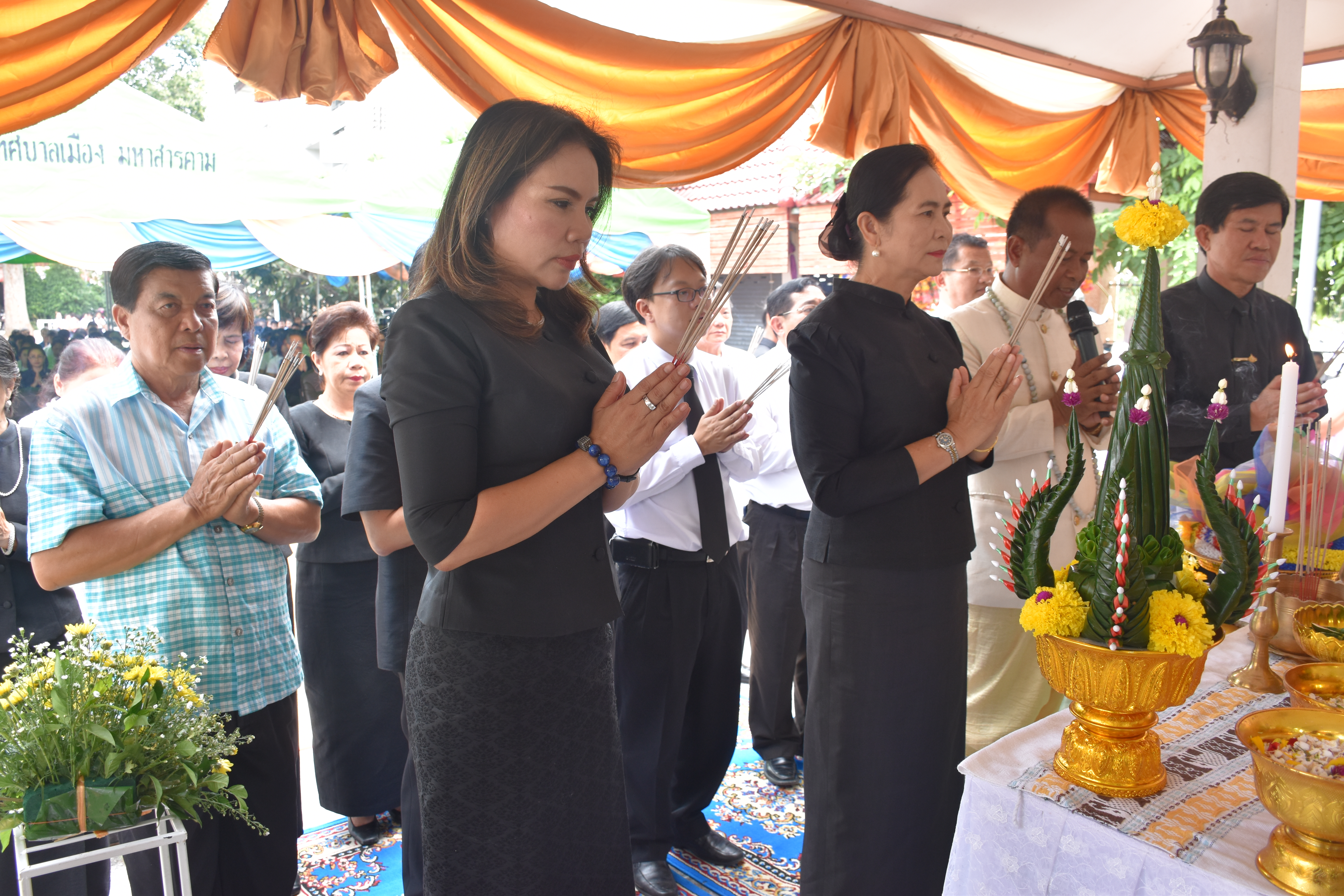 22 มิถุนายน 2560  นางไพเราะ  ร้อยตะกูล รองผู้ว่าราชการจังหวัดมหาสารคาม เป็นประธานพิธีบวงสรวงศาลมเหศักดิ์หลักเมือง เนื่องในพิธีบุญซำฮะ