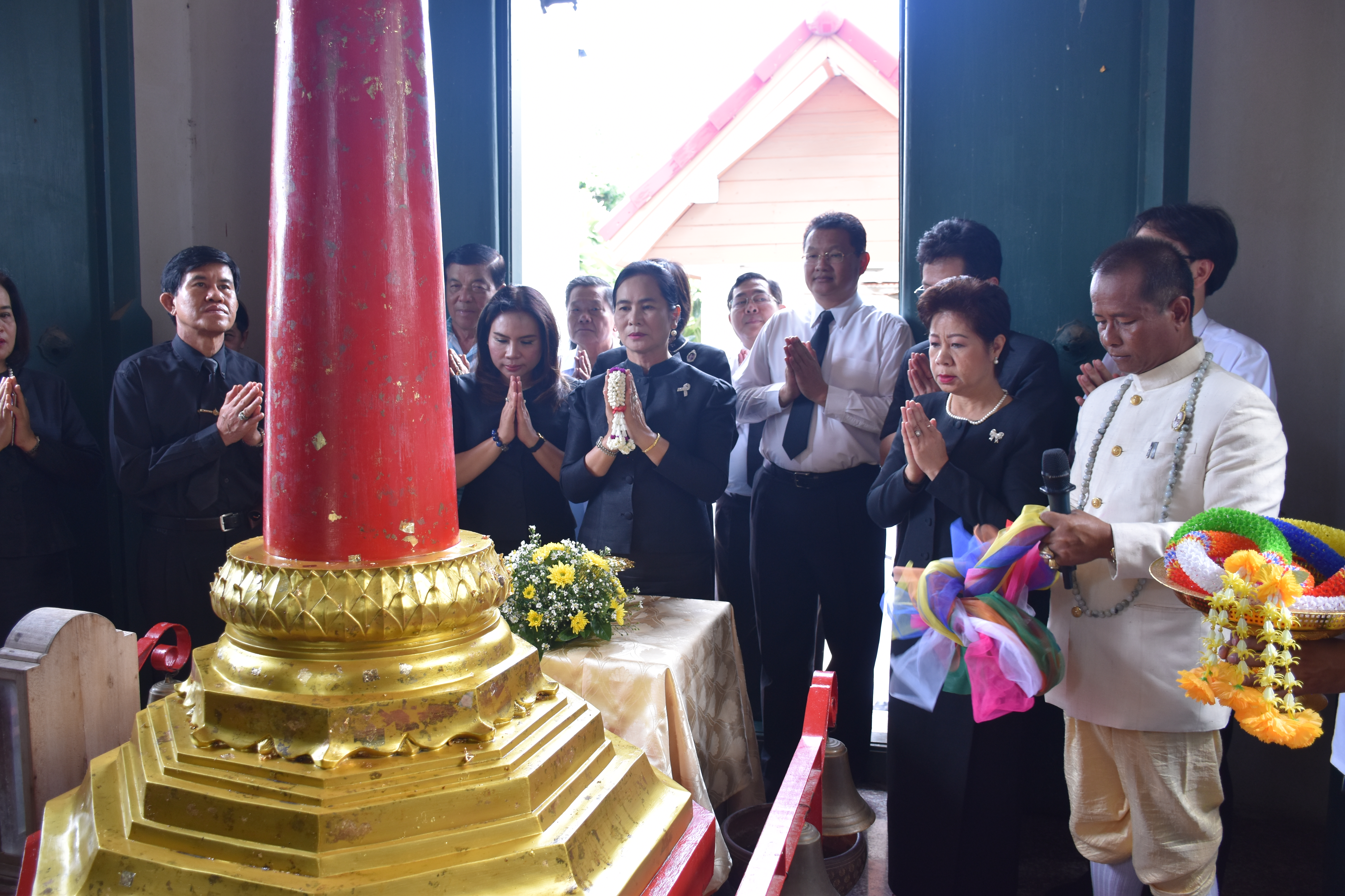 22 มิถุนายน 2560  นางไพเราะ  ร้อยตะกูล รองผู้ว่าราชการจังหวัดมหาสารคาม เป็นประธานพิธีบวงสรวงศาลมเหศักดิ์หลักเมือง เนื่องในพิธีบุญซำฮะ