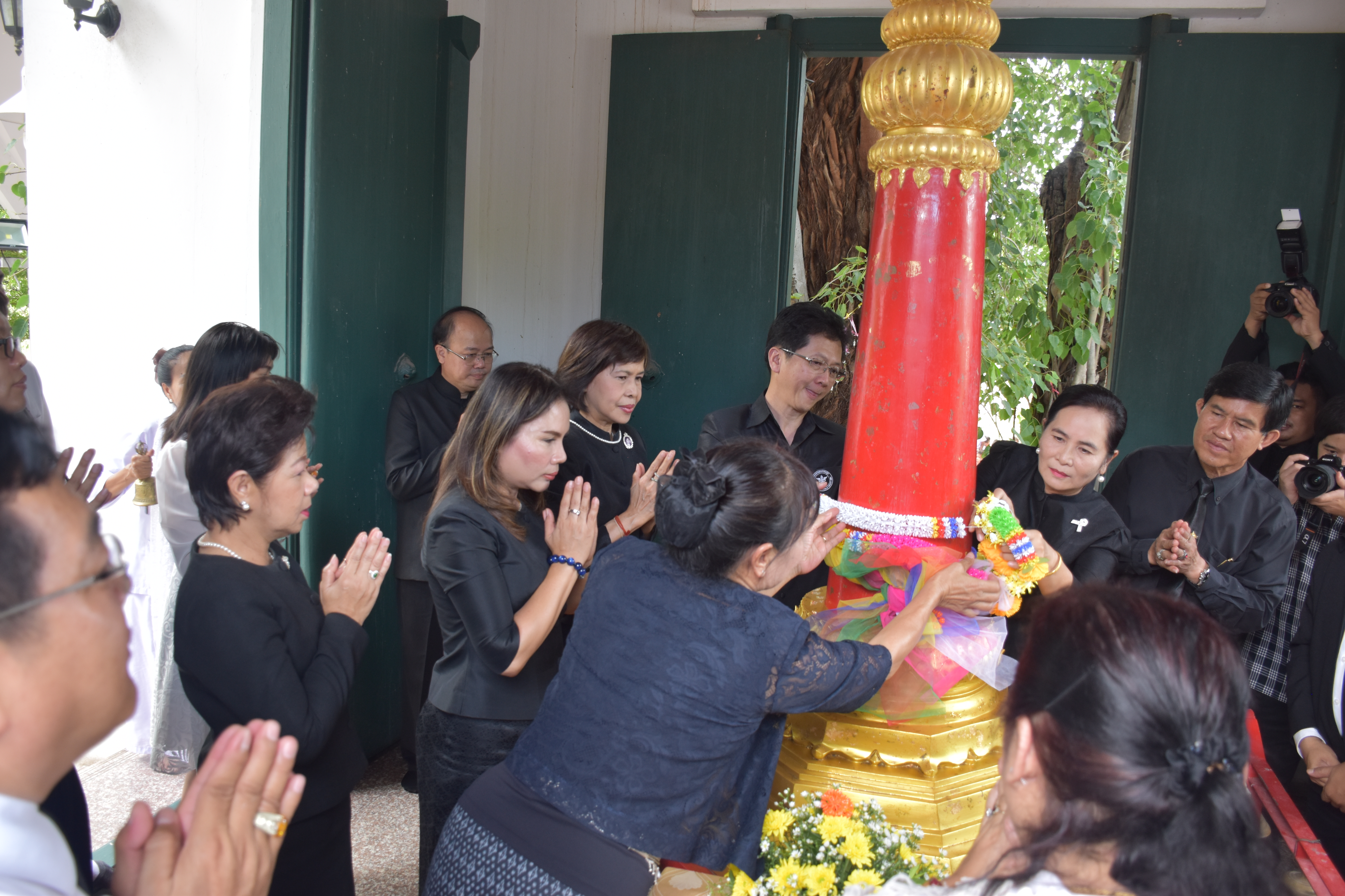 22 มิถุนายน 2560  นางไพเราะ  ร้อยตะกูล รองผู้ว่าราชการจังหวัดมหาสารคาม เป็นประธานพิธีบวงสรวงศาลมเหศักดิ์หลักเมือง เนื่องในพิธีบุญซำฮะ