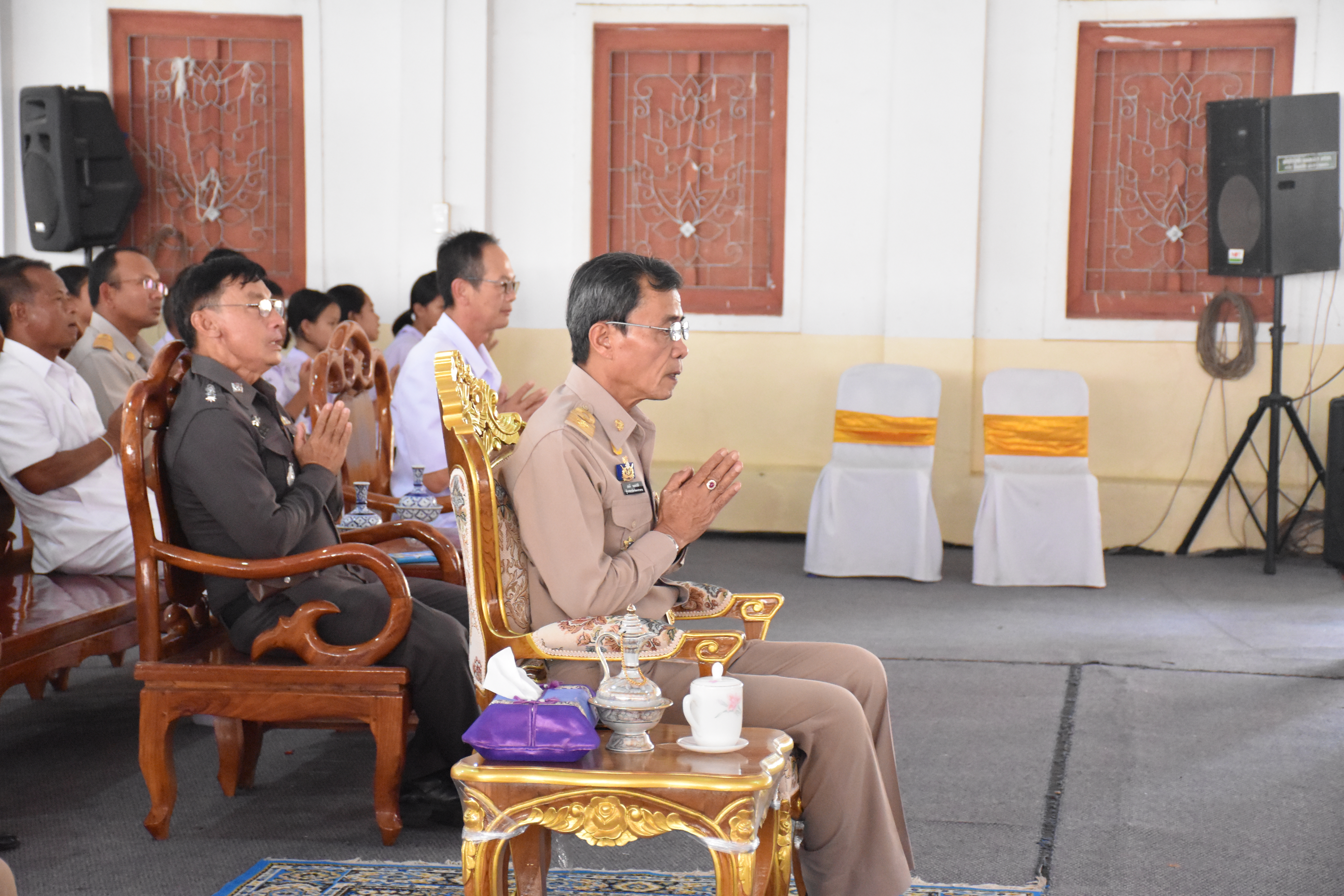 7 กรกฎาคม 2560 นายเสน่ห์ นนทะโชติ ผู้ว่าราชการจังหวัดมหาสารคาม  เป็นประธานในพิธีถวายเทียนพรรษาพระราชทาน ในทูลกระหม่อมหญิงอุบลรัตนราชกัญญา สิริวัฒนาพรรณวดี  และพิธีเปิดสัปดาห์เผยแผ่พระพุทธศาสนาเนื่องในเทศกาลวันอาฬหบูชาและวันเข้าพรรษา ประจำปี 2560