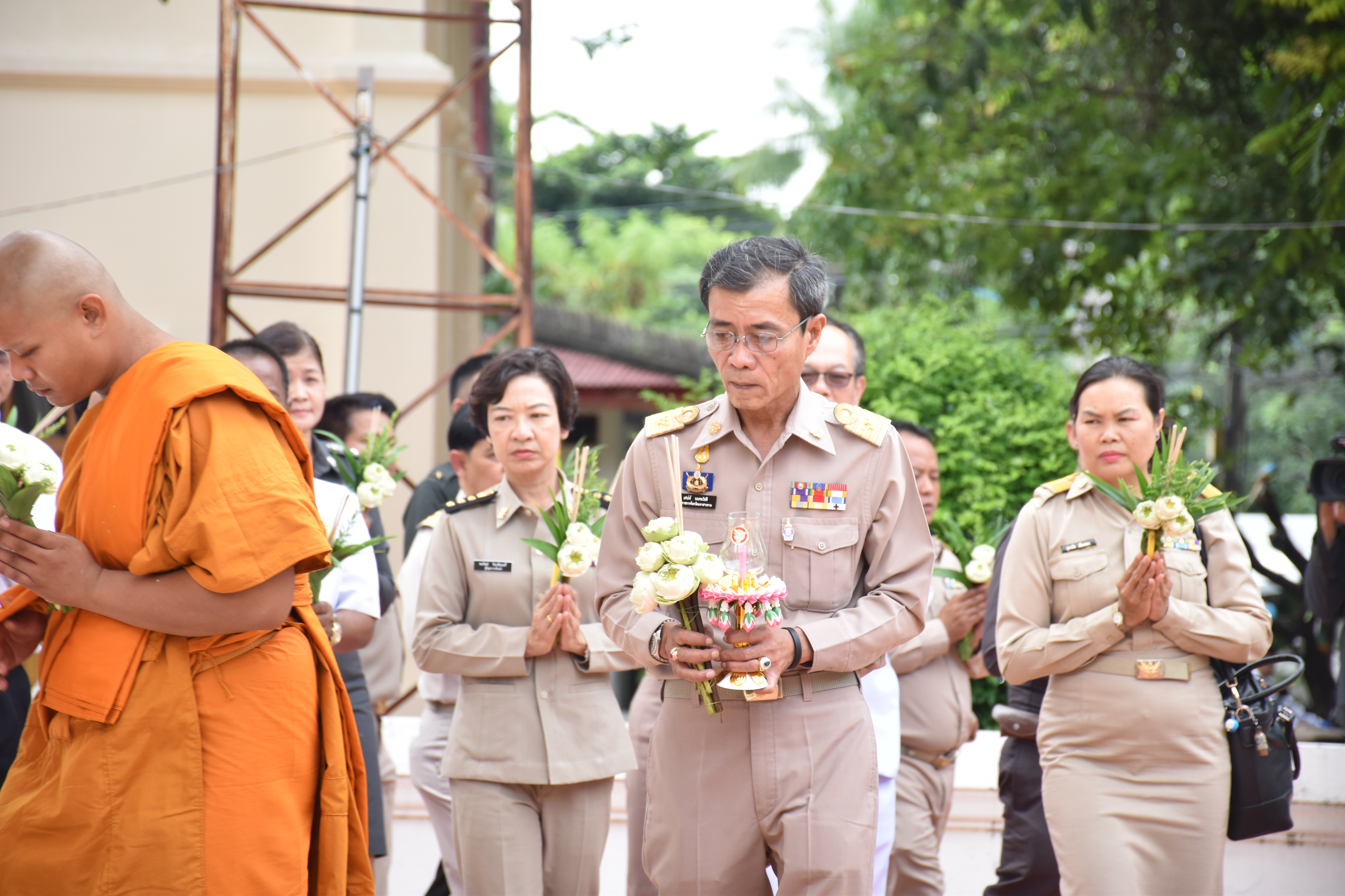 7 กรกฎาคม 2560 นายเสน่ห์ นนทะโชติ ผู้ว่าราชการจังหวัดมหาสารคาม  เป็นประธานในพิธีถวายเทียนพรรษาพระราชทาน ในทูลกระหม่อมหญิงอุบลรัตนราชกัญญา สิริวัฒนาพรรณวดี  และพิธีเปิดสัปดาห์เผยแผ่พระพุทธศาสนาเนื่องในเทศกาลวันอาฬหบูชาและวันเข้าพรรษา ประจำปี 2560