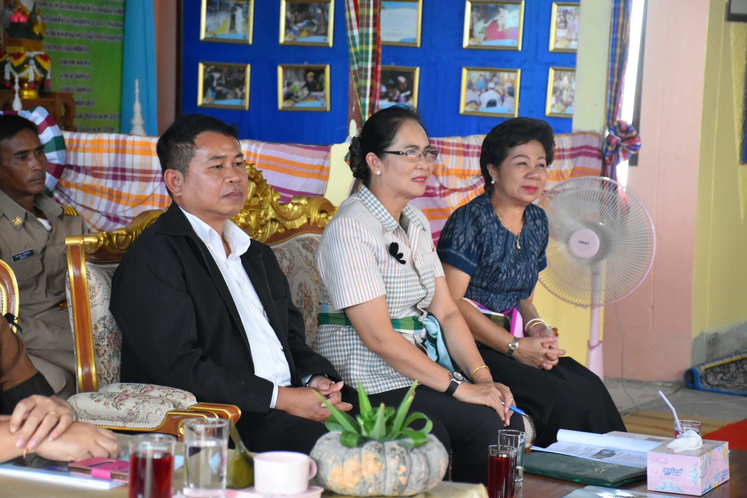 4 กรกฎาคม 2560  นางไพเราะ รอยตระกูล รองผู้ว่าราชการจังหวัดมหาสารคามเป็นประธานคณะกรรมการคัดสรรหมู่บ้านเศรษฐกิจพอเพียง “อยู่เย็น เป็นสุข” ดีเด่น ระดับจังหวัด ประจำปี 2560  รอบชิงชนะเลิศ บ้านศาลา หมู่ที่ 8  ตำบลนาภู อำเภอยางสีสุราช จังหวัดมหาสารคาม