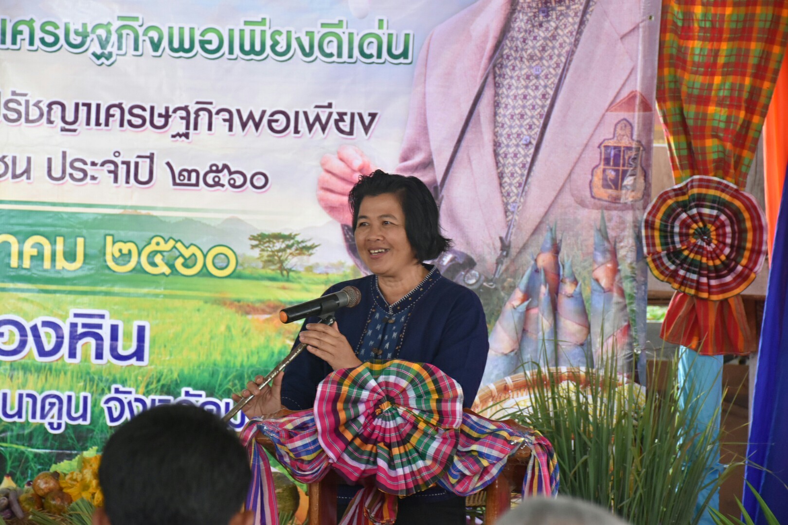 19 กรกฎาคม 2560  นางสาวศศิธร ปัญญาไว พัฒนาการจังหวัดมหาสารคาม  เป็นประธานคณะกรรมการประกวดหมู่บ้านเศรษฐกิจพอเพียงดีเด่น ปี 2560  ตามโครงการมหาสารคามน้อมนำปรัชญาเศรษฐกิจพอเพียง เพื่อพัฒนาคุณภาพในชุมชน ณ บ้านหนองหิน หมู่ที่ 15 ตำบลหัวดง  อำเภอนาดูน จังหวัดมหาสารคาม