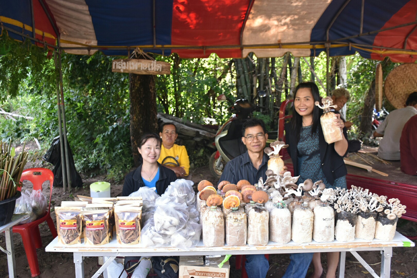 18 กรกฎาคม 2560 คณะกรรมการประกวดหมู่บ้านเศรษฐกิจพอเพียงดีเด่น ปี 2560  ตามโครงการมหาสารคามน้อมนำปรัชญาเศรษฐกิจพอเพียง  เพื่อพัฒนาคุณภาพในชุมชน ณ บ้านดอนไผ่งาม หมู่ที่ 8  ตำบลเม็กดำ อำเภอพยัคฆภูมิพิสัย จังหวัดมหาสารคาม  Copy