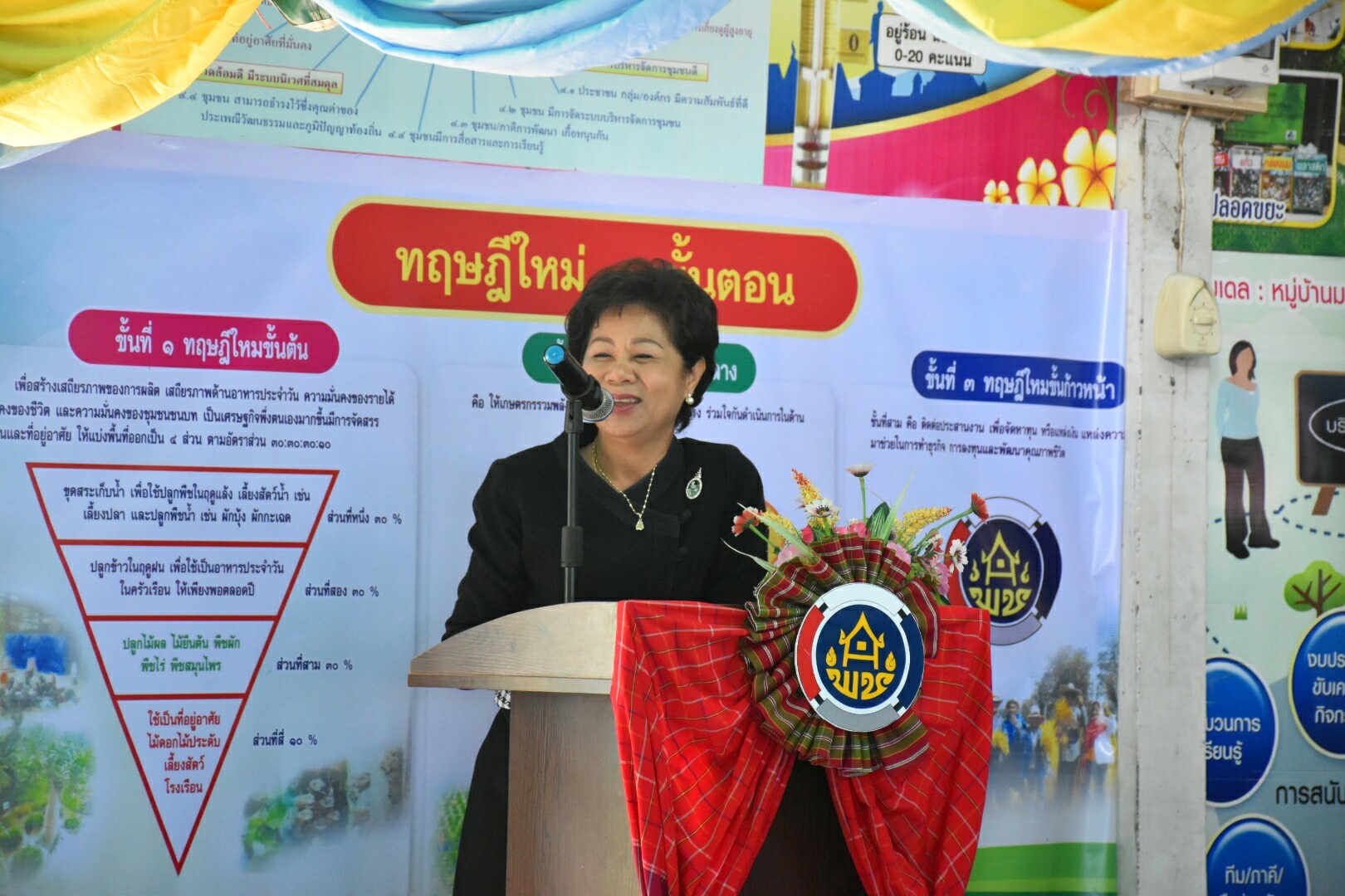 19 กรกฎาคม 2560 นางสาวศศิธร ปัญญาไว พัฒนาการจังหวัดมหาสารคาม  เป็นประธานคณะกรรมการประกวดหมู่บ้านเศรษฐกิจพอเพียงดีเด่น ปี 2560  ตามโครงการมหาสารคามน้อมนำปรัชญาเศรษฐกิจพอเพียง  เพื่อพัฒนาคุณภาพในชุมชน บ้านหนองโง้ง หมู่ที่ 10 ตำบลบ้านหวาย  อำเภอวาปีปทุม จังหวัดมหาสารคาม  Copy