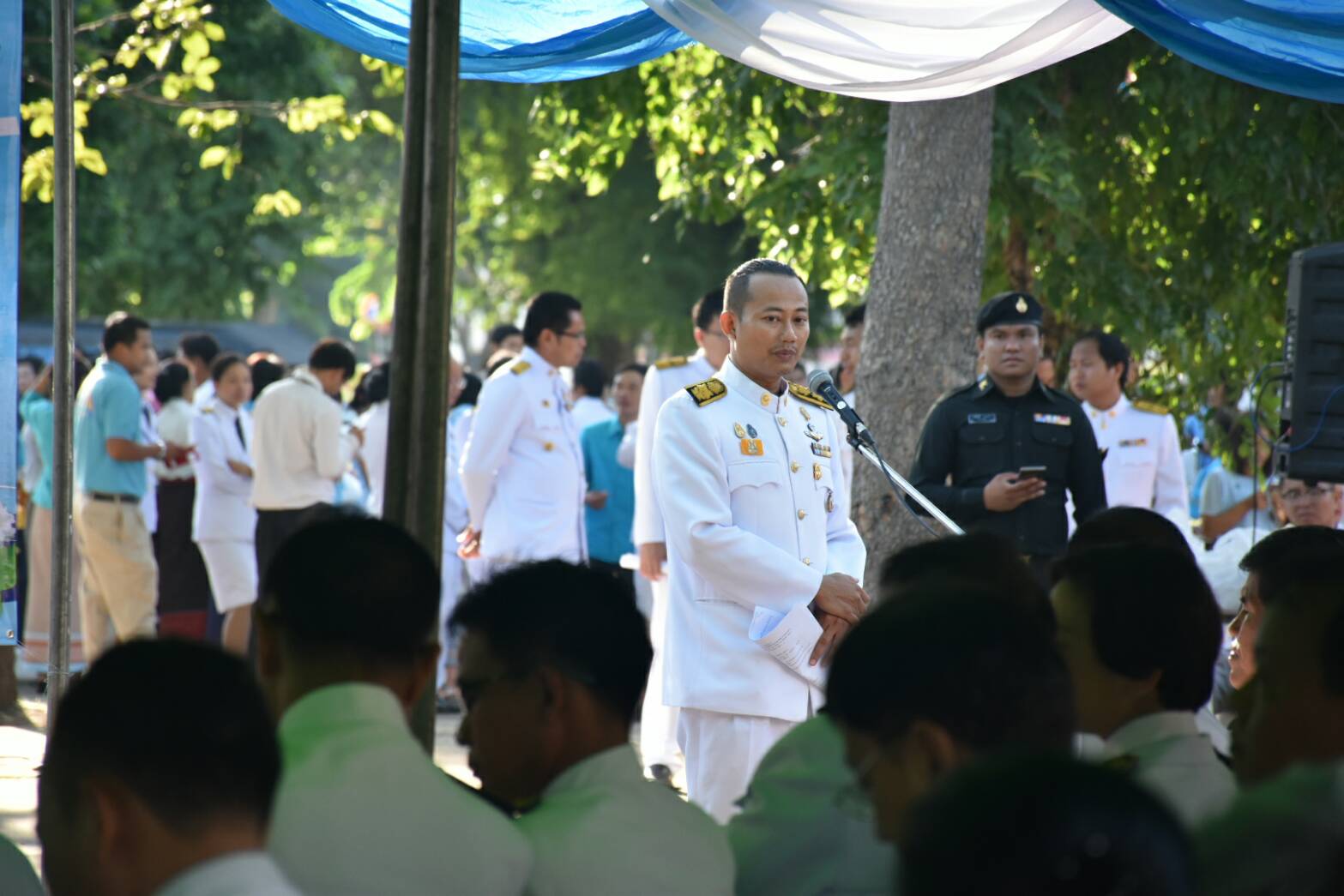 12 สิงหาคม 2560  นายเสนห์ นนทะโชติ ผู้ว่าราชการจังหวัดมหาสารคาม  เป็นประธานพิธีทำบุญตักบาตรการจัดงานเฉลิมพระเกียรติสมเด็จพระนางเจ้าสิริกิติ์ พระบรมราชินีนาถ ในรัชการที่ 9  เนื่องในโอกาสวันเฉลิมพระชนมพรรษา 85 พรรษา