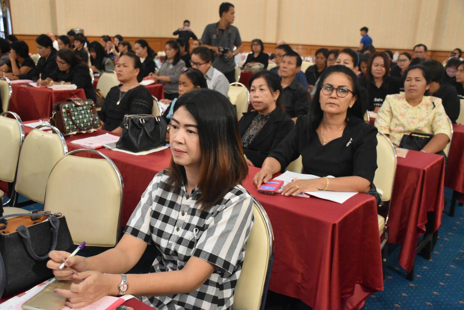 29 สิงหาคม 2560  นางไพเราะ รอยตระกูล รองผู้ว่าราชการจังหวัดมหาสารคาม  เป็นประธานเปิดโครงการ “เพิ่มประสิทธิภาพการขับเคลื่อนยุทธศาสตร์ และการพัฒนาระบบบริหารจัดการกองทุนพัฒนาบทบาทสตรี”