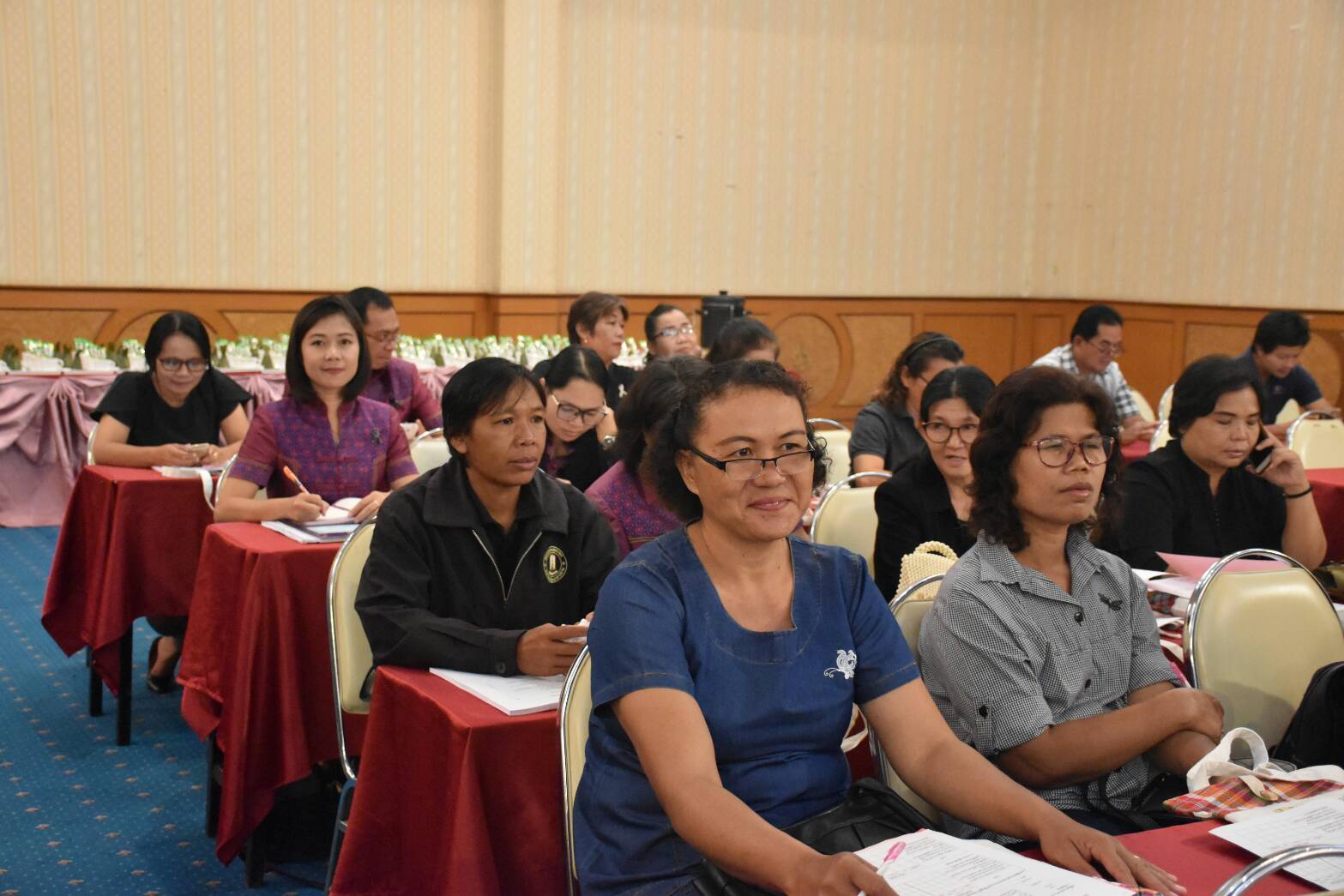 29 สิงหาคม 2560  นางไพเราะ รอยตระกูล รองผู้ว่าราชการจังหวัดมหาสารคาม  เป็นประธานเปิดโครงการ “เพิ่มประสิทธิภาพการขับเคลื่อนยุทธศาสตร์ และการพัฒนาระบบบริหารจัดการกองทุนพัฒนาบทบาทสตรี”