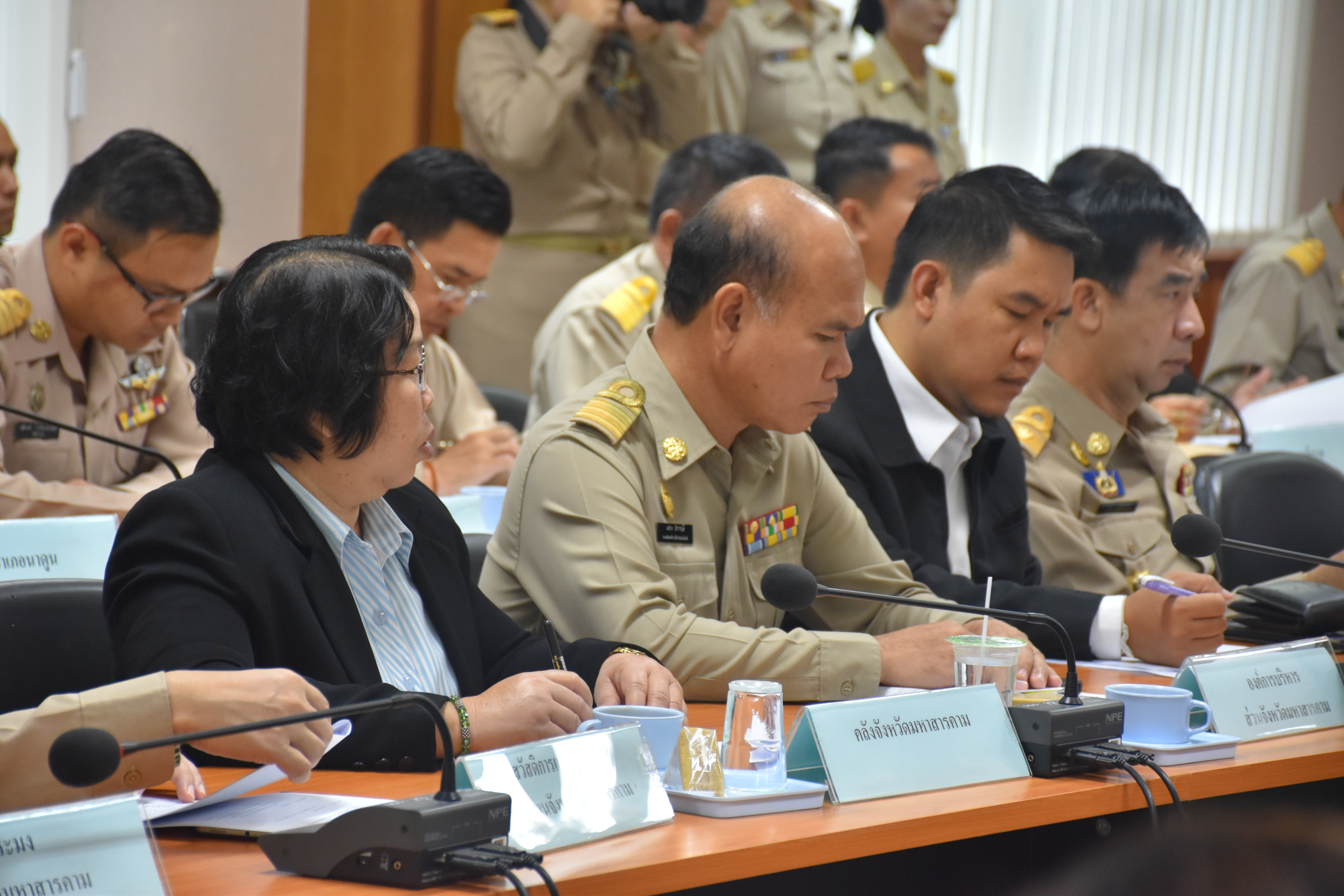 31 สิงหาคม 2560 พลเอกธีรชัย นาควานิช องคมนตรี เป็นประธานการประชุมติดตามความคืบหน้าในการแก้ไขสถานการณ์อุทกภัยในพื้นที่จังหวัดมหาสารคาม