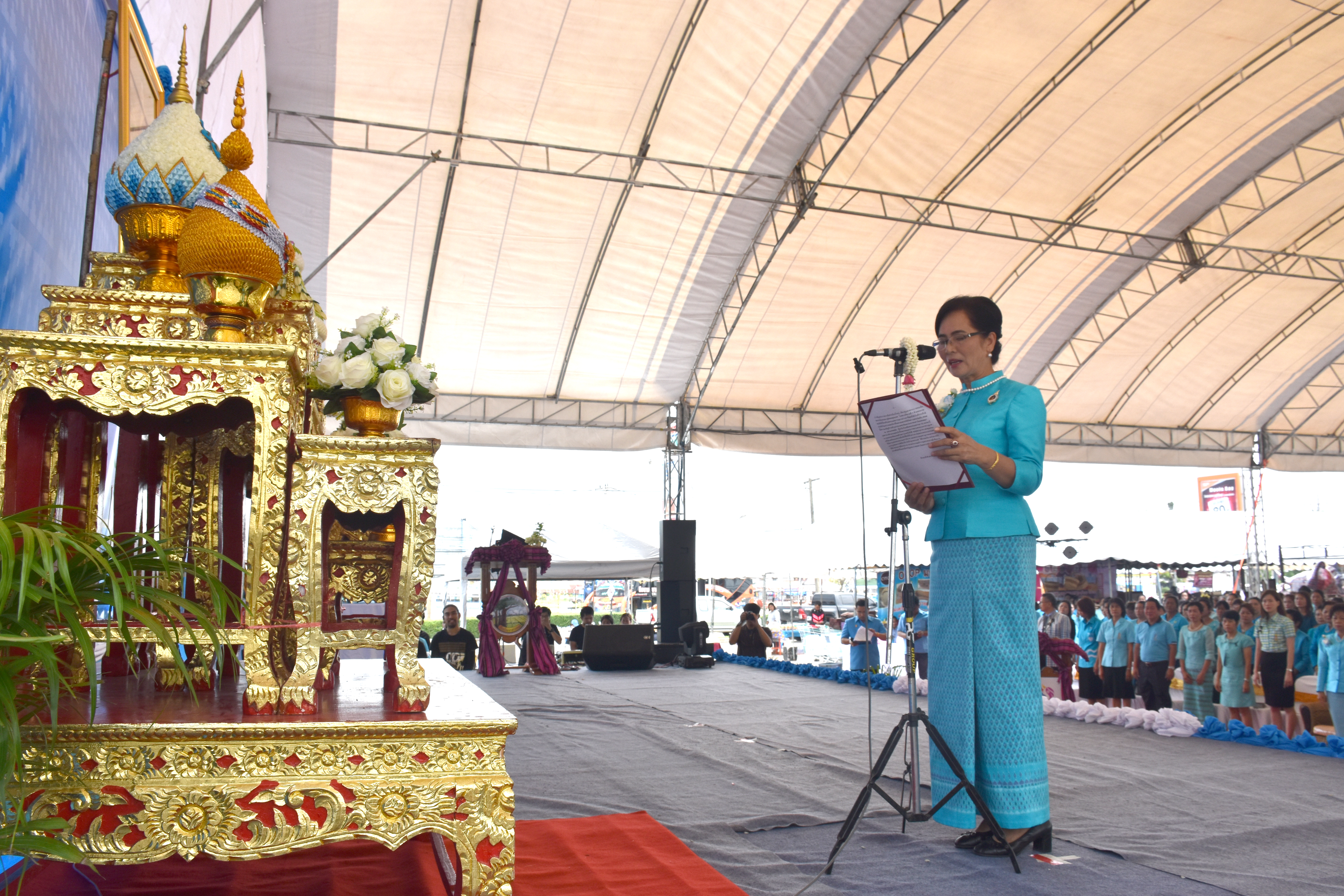 8 สิงหาคม 2560  สำนักงานพัฒนาชุมชนจังหวัดมหาสารคาม จัดกิจกรรม  “รวมพลังสตรี ทำความดีเพื่อแม่” เนื่องในวันแม่แห่งชาติ ปี 2560  ระหว่างวันที่ 7 – 9 สิงหาคม 2560