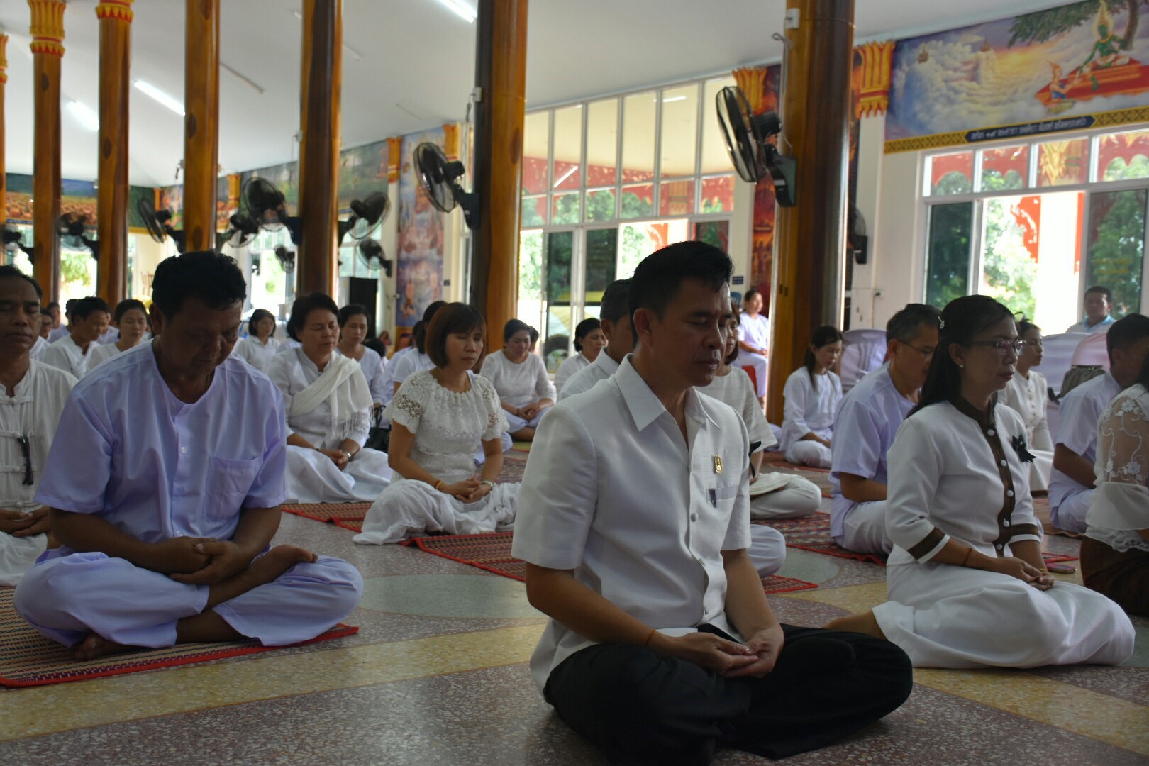 15 สิงหาคม 2560  สำนักงานพัฒนาชุมชนจังหวัดมหาสารคาม จัดกิจกรรมการเสริมสร้างคุณธรรมจริยธรรมข้าราชการและบุคลากรกรมการพัฒนาชุมชน