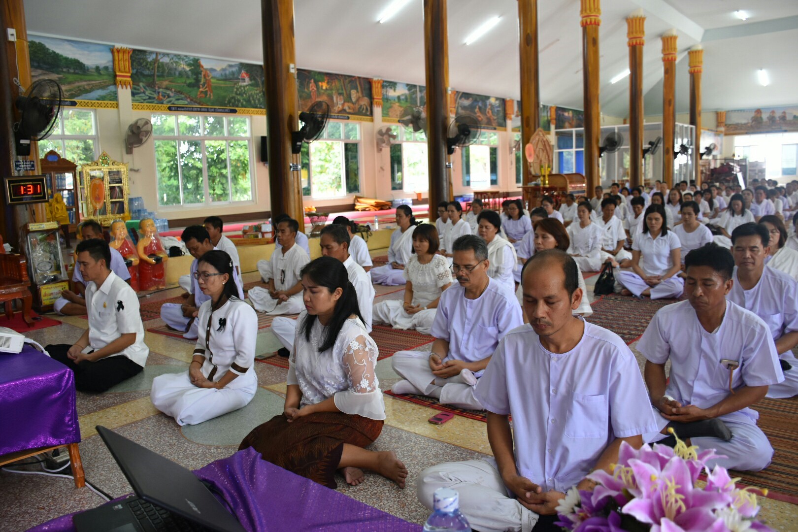 15 สิงหาคม 2560  สำนักงานพัฒนาชุมชนจังหวัดมหาสารคาม จัดกิจกรรมการเสริมสร้างคุณธรรมจริยธรรมข้าราชการและบุคลากรกรมการพัฒนาชุมชน