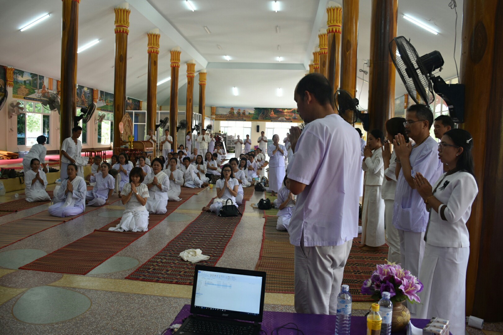 15 สิงหาคม 2560  สำนักงานพัฒนาชุมชนจังหวัดมหาสารคาม จัดกิจกรรมการเสริมสร้างคุณธรรมจริยธรรมข้าราชการและบุคลากรกรมการพัฒนาชุมชน