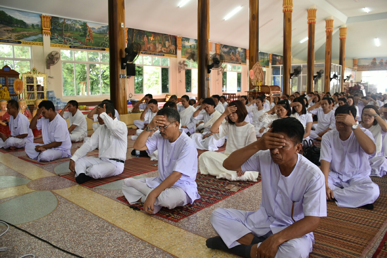 15 สิงหาคม 2560  สำนักงานพัฒนาชุมชนจังหวัดมหาสารคาม จัดกิจกรรมการเสริมสร้างคุณธรรมจริยธรรมข้าราชการและบุคลากรกรมการพัฒนาชุมชน