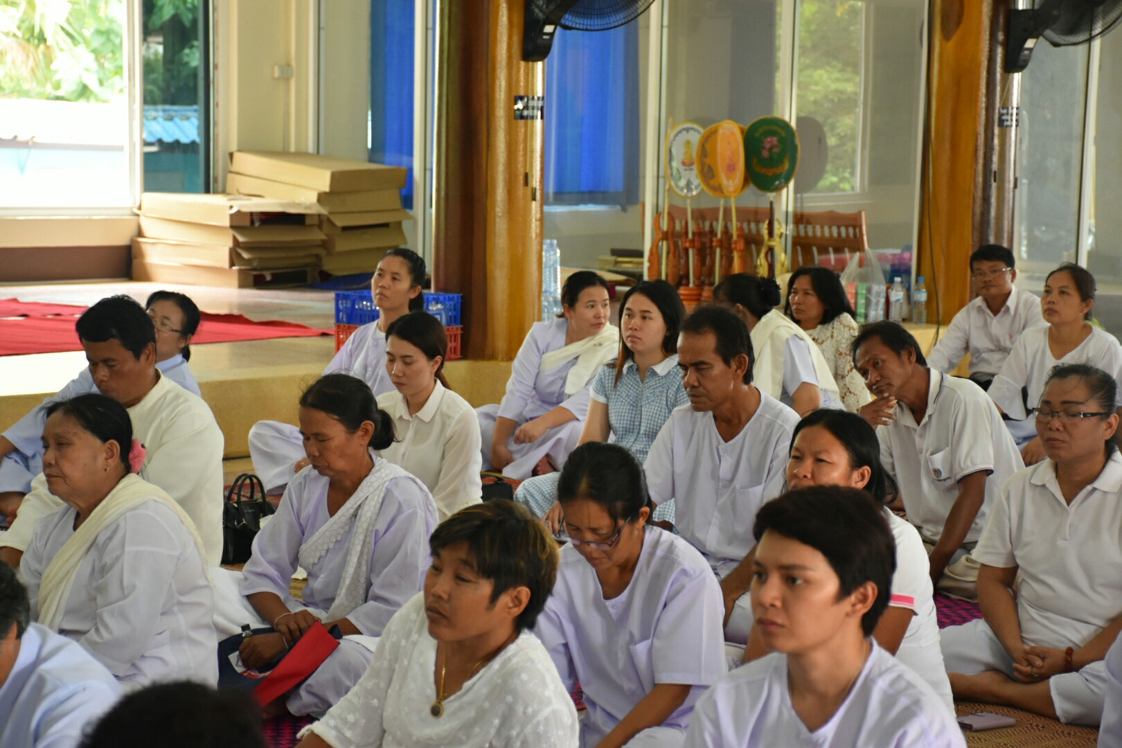 15 สิงหาคม 2560  สำนักงานพัฒนาชุมชนจังหวัดมหาสารคาม จัดกิจกรรมการเสริมสร้างคุณธรรมจริยธรรมข้าราชการและบุคลากรกรมการพัฒนาชุมชน