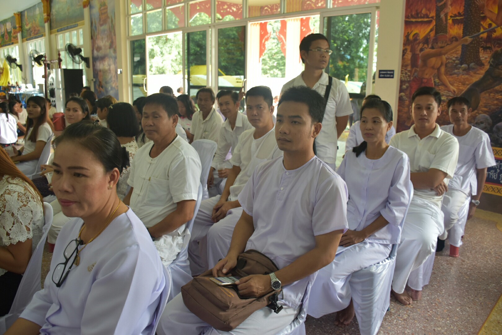 15 สิงหาคม 2560  สำนักงานพัฒนาชุมชนจังหวัดมหาสารคาม จัดกิจกรรมการเสริมสร้างคุณธรรมจริยธรรมข้าราชการและบุคลากรกรมการพัฒนาชุมชน