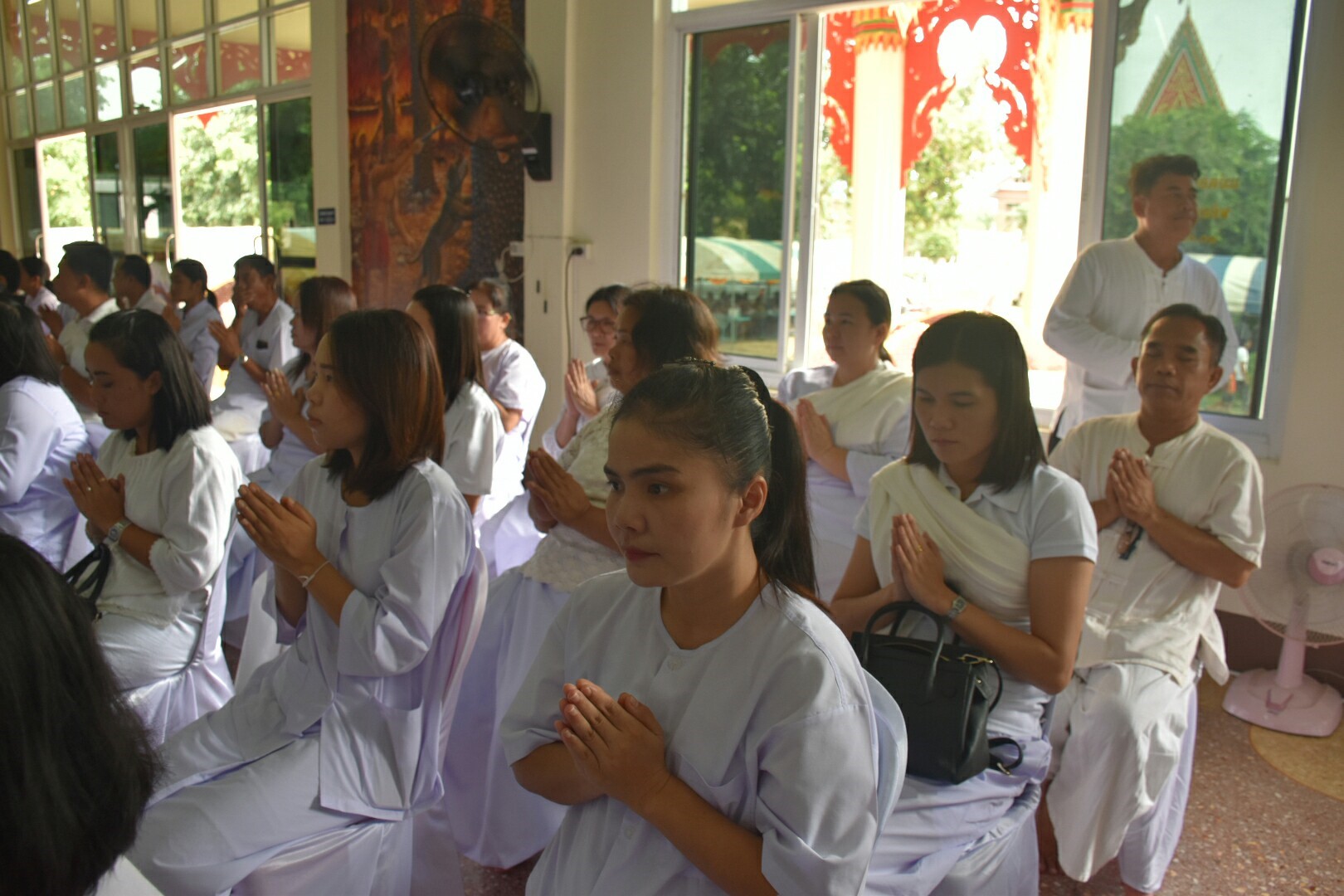 15 สิงหาคม 2560  สำนักงานพัฒนาชุมชนจังหวัดมหาสารคาม จัดกิจกรรมการเสริมสร้างคุณธรรมจริยธรรมข้าราชการและบุคลากรกรมการพัฒนาชุมชน