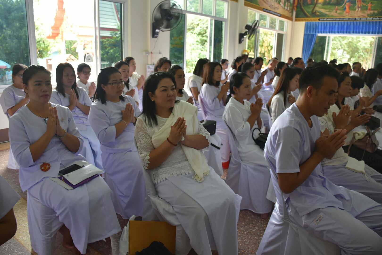 15 สิงหาคม 2560  สำนักงานพัฒนาชุมชนจังหวัดมหาสารคาม จัดกิจกรรมการเสริมสร้างคุณธรรมจริยธรรมข้าราชการและบุคลากรกรมการพัฒนาชุมชน