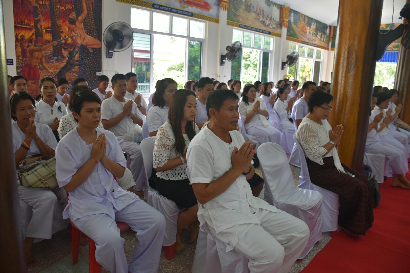 15 สิงหาคม 2560  สำนักงานพัฒนาชุมชนจังหวัดมหาสารคาม จัดกิจกรรมการเสริมสร้างคุณธรรมจริยธรรมข้าราชการและบุคลากรกรมการพัฒนาชุมชน