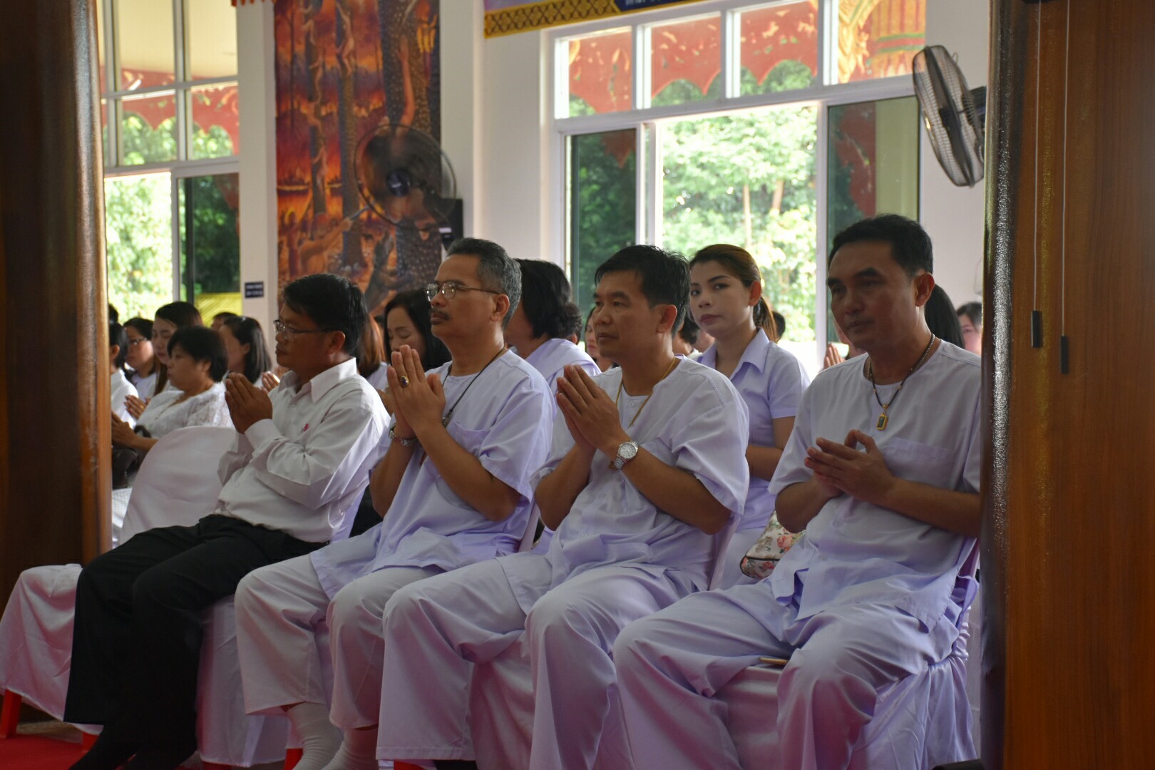15 สิงหาคม 2560  สำนักงานพัฒนาชุมชนจังหวัดมหาสารคาม จัดกิจกรรมการเสริมสร้างคุณธรรมจริยธรรมข้าราชการและบุคลากรกรมการพัฒนาชุมชน