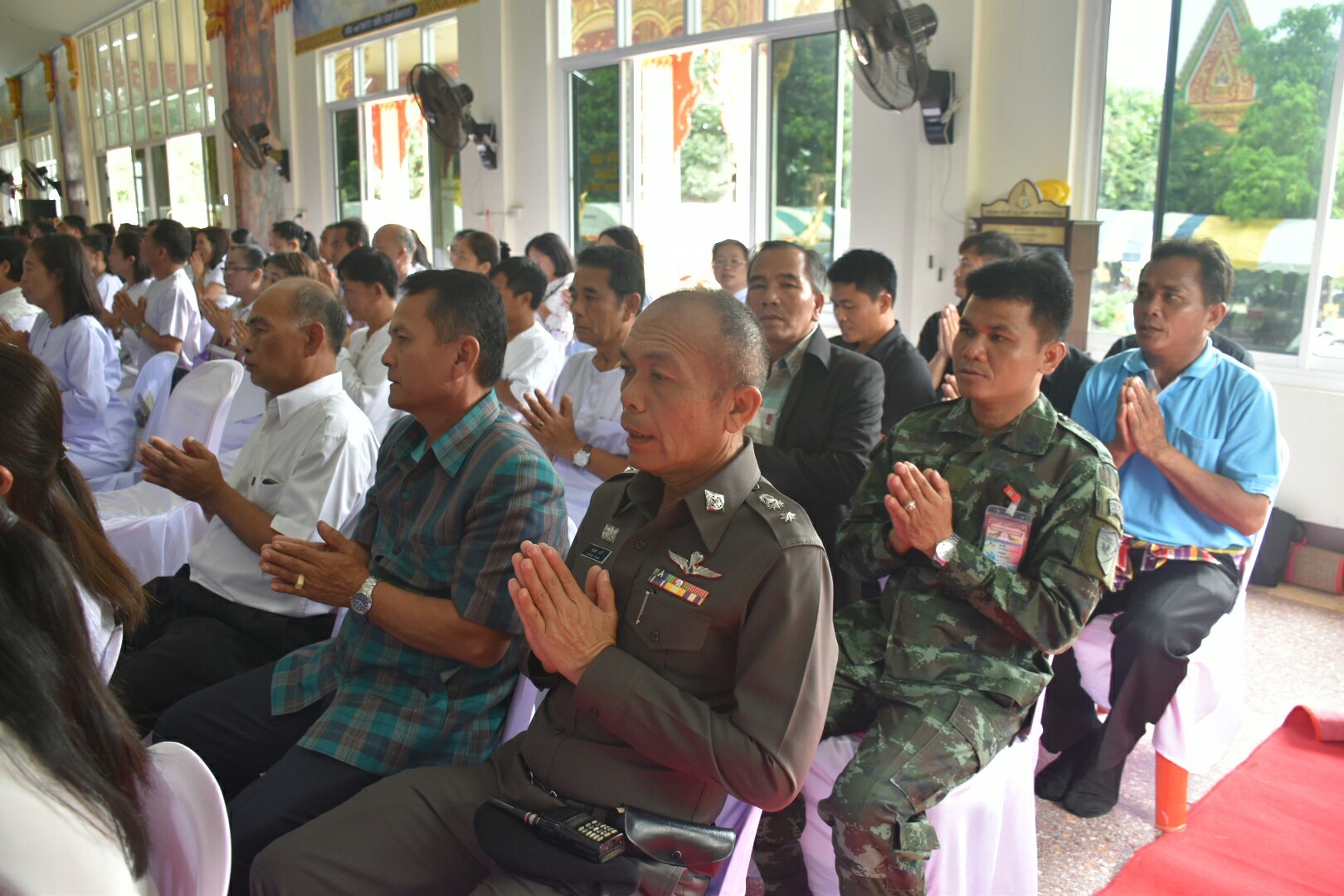 15 สิงหาคม 2560  สำนักงานพัฒนาชุมชนจังหวัดมหาสารคาม จัดกิจกรรมการเสริมสร้างคุณธรรมจริยธรรมข้าราชการและบุคลากรกรมการพัฒนาชุมชน