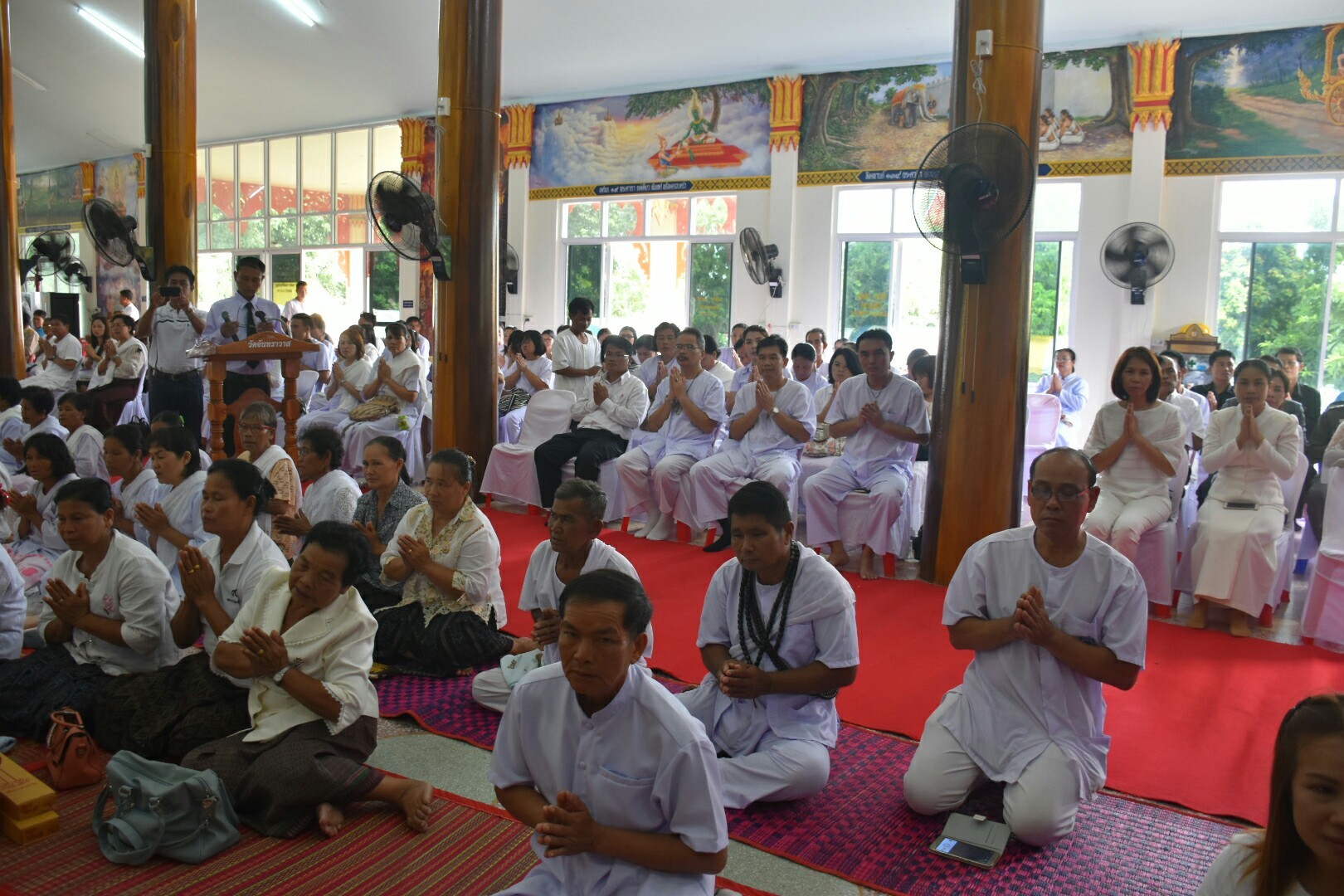 15 สิงหาคม 2560  สำนักงานพัฒนาชุมชนจังหวัดมหาสารคาม จัดกิจกรรมการเสริมสร้างคุณธรรมจริยธรรมข้าราชการและบุคลากรกรมการพัฒนาชุมชน