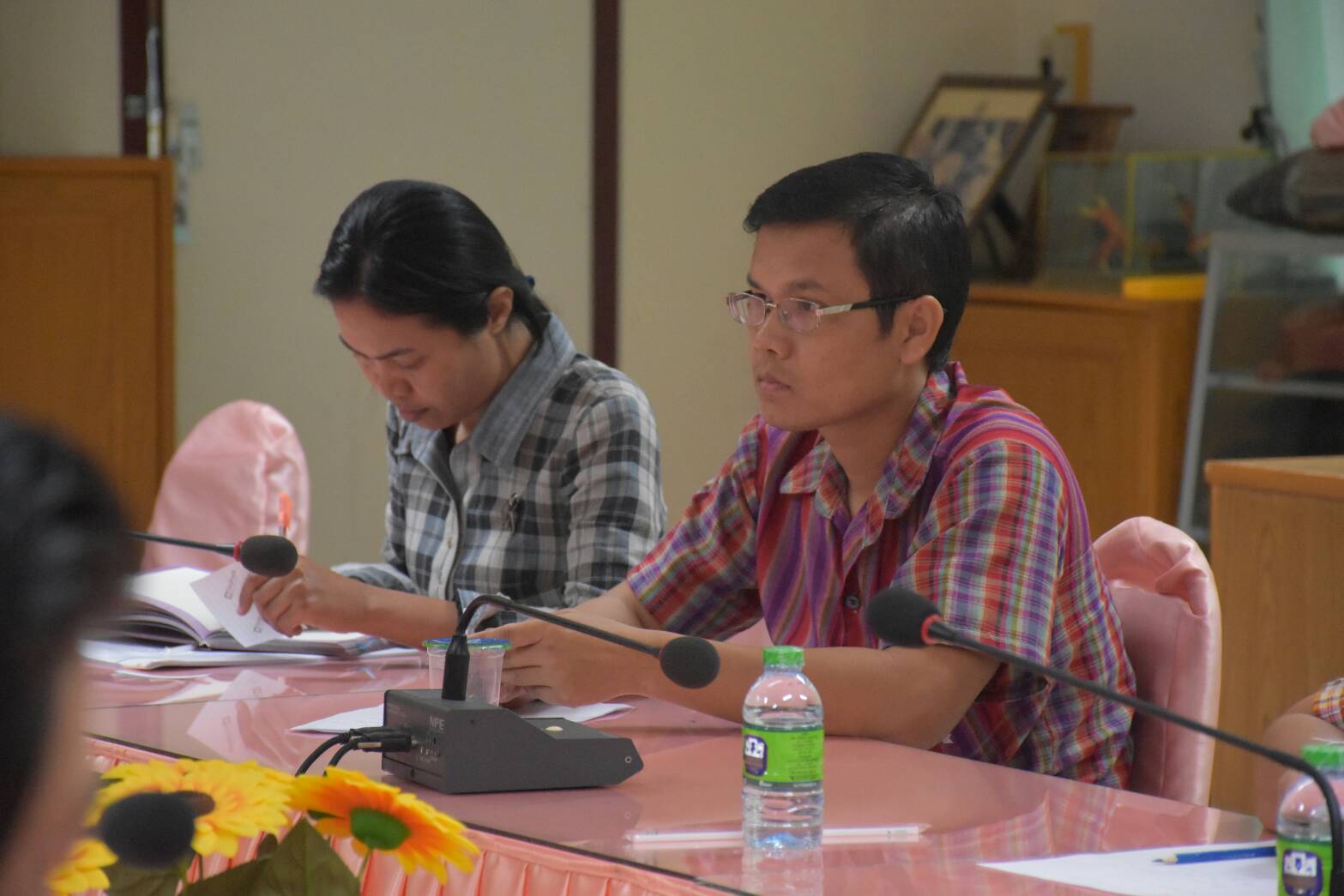15 กันยายน 2560 การประชุมสำนักงานพัฒนาชุมชนจังหวัดมหาสารคาม ประจำเดือนกันยายน ณ ห้องประชุม 106/1 ศาลากลางจังหวัดมหาสารคาม