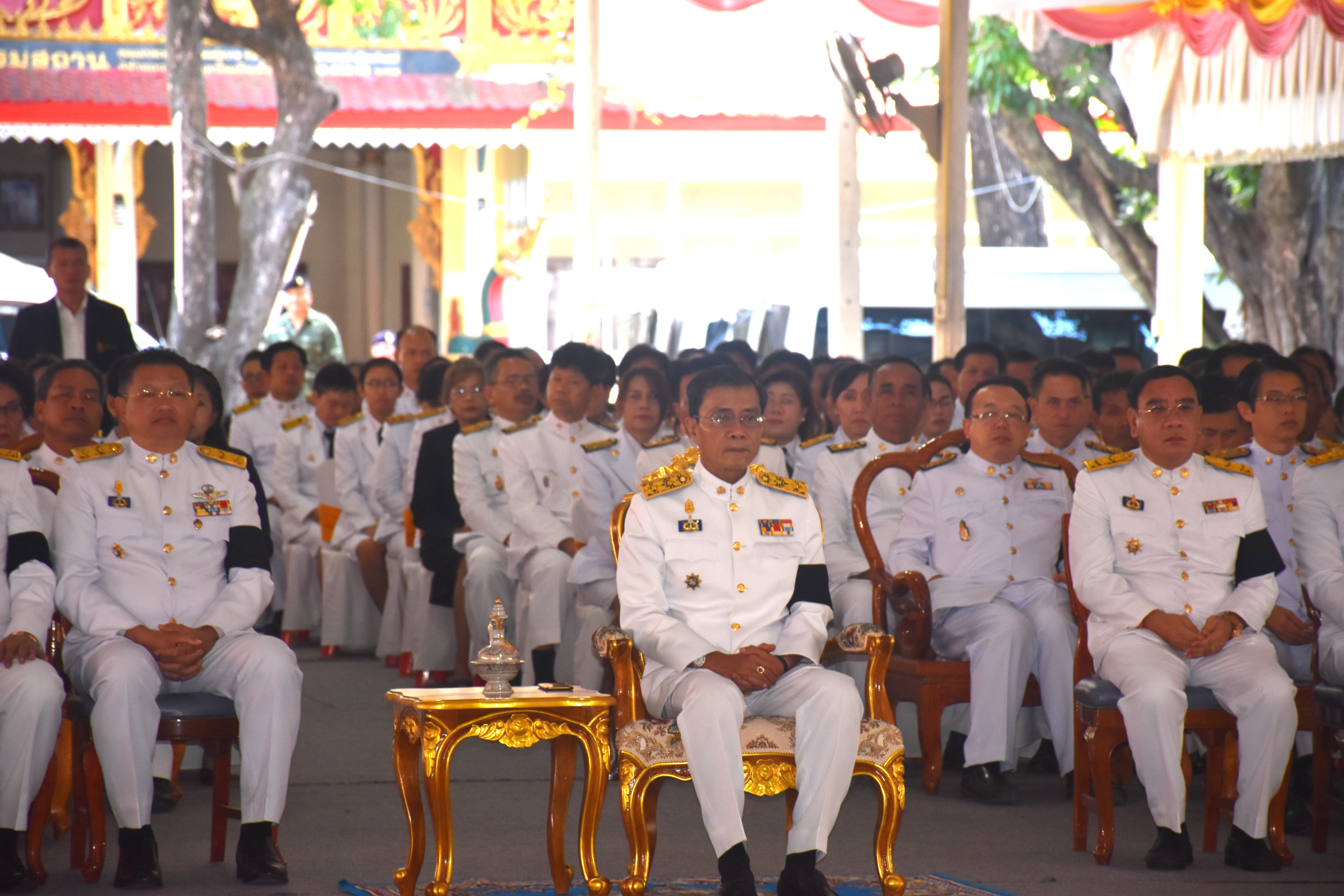 18 กันยายน 2560 นายเสน่ห์ นนทะโชติ ผู้ว่าราชการจังหวัดมหาสารคาม  เป็นประธานในพิธีอัญเชิญดอกไม้จันทน์ ตัวแทนจังหวัดและอำเภอ ณ วัดมหาชัยพระอารามหลวง ตำบลตลาด  อำเภอเมือมหาสารคาม จังหวัดมหาสารคาม