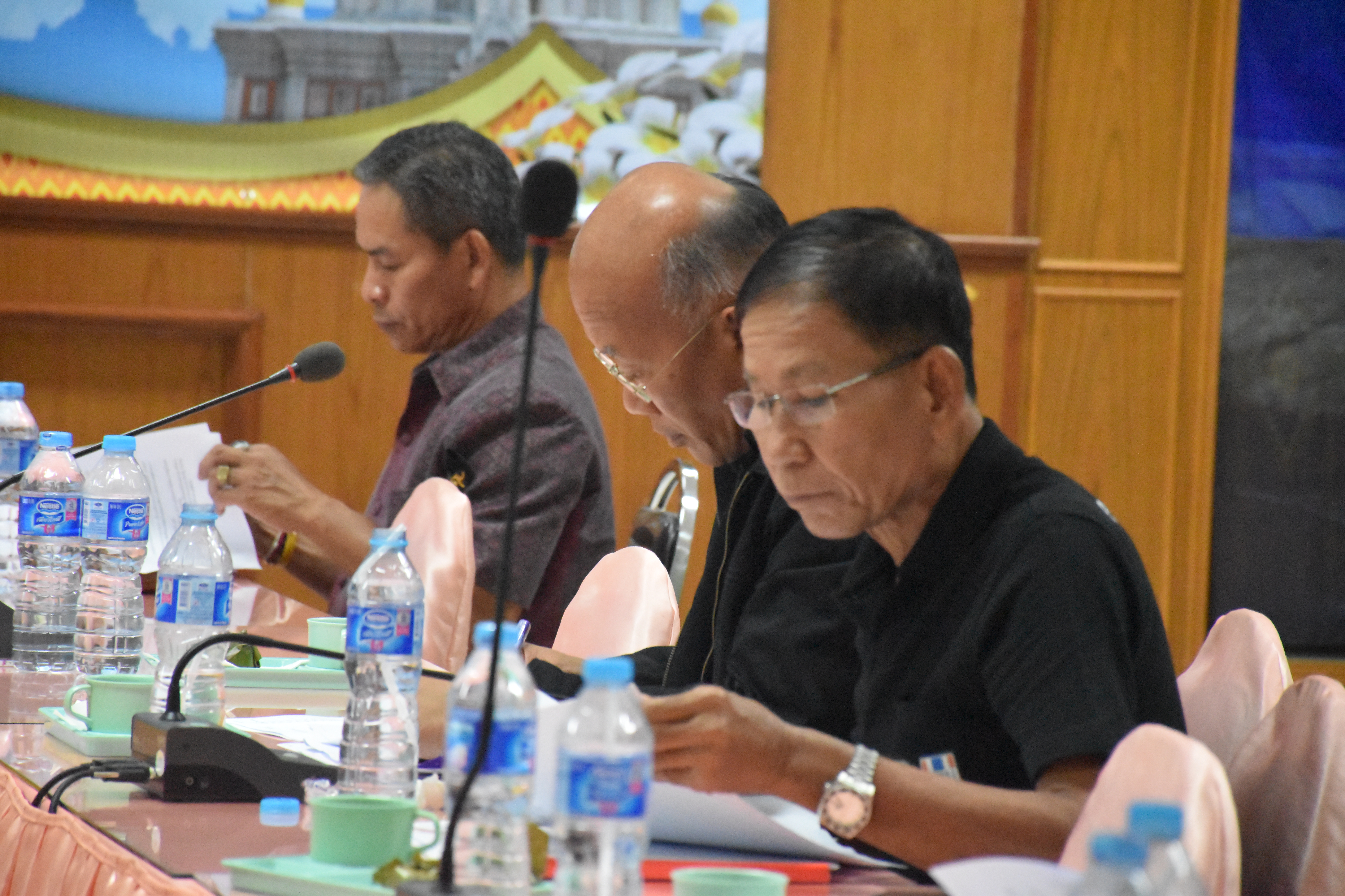 13 กันยายน 2560 การประชุมคณะกรรมการเครือข่ายกองทุนหมู่บ้านและชุมชนเมืองจังหวัดมหาสารคาม ครั้งที่ 10/2560 ณ ห้องประชุม 106/1 ศาลากลางจังหวัดมหาสารคาม