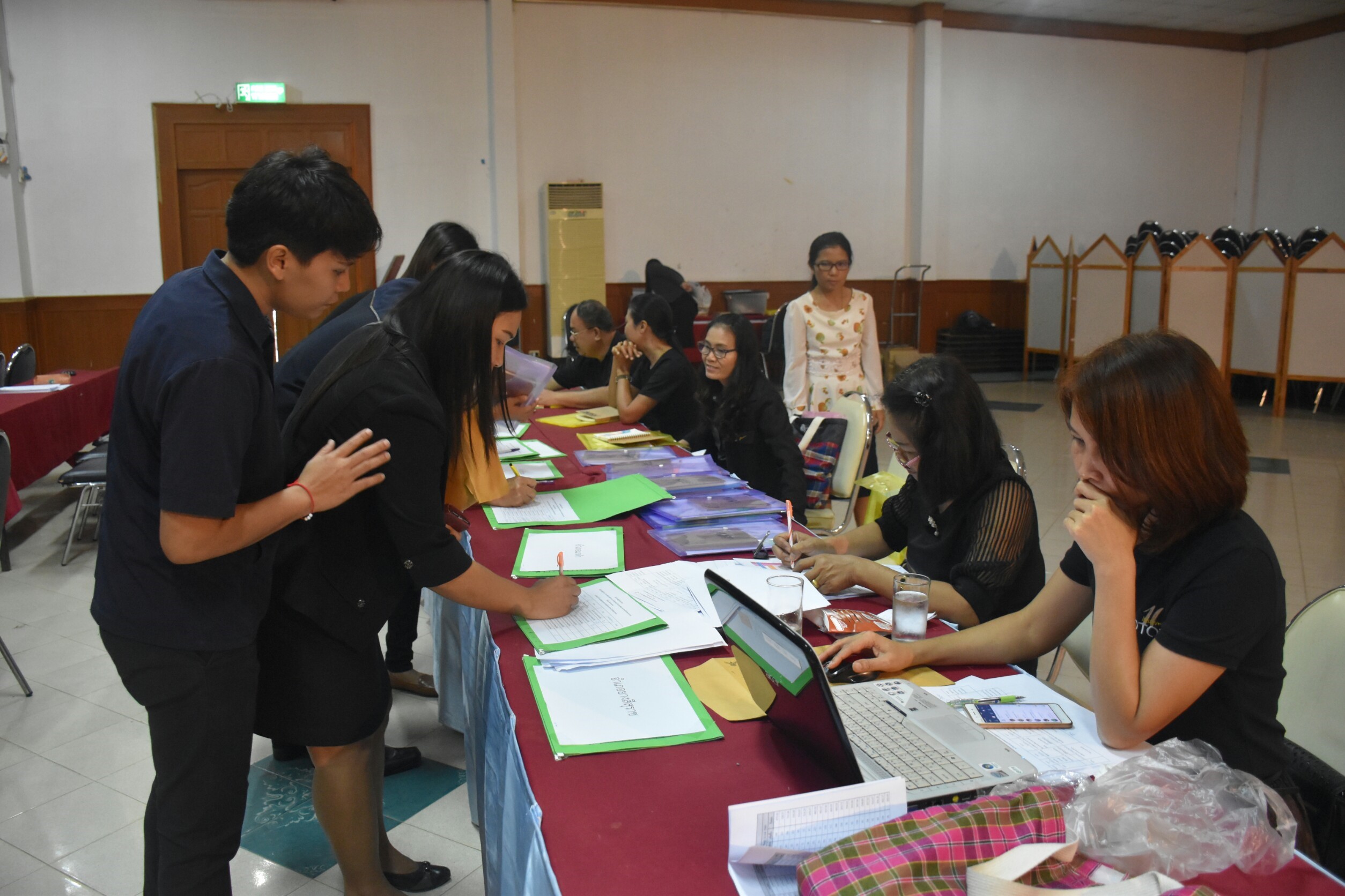 14 กันยายน 2560  โครงการเพิ่มประสิทธิภาพการประเมินทุนหมุนเวียน กองทุนพัฒนาบทบาทสตรีจังหวัดมหาสารคาม ประจำปีบัญชี 2560