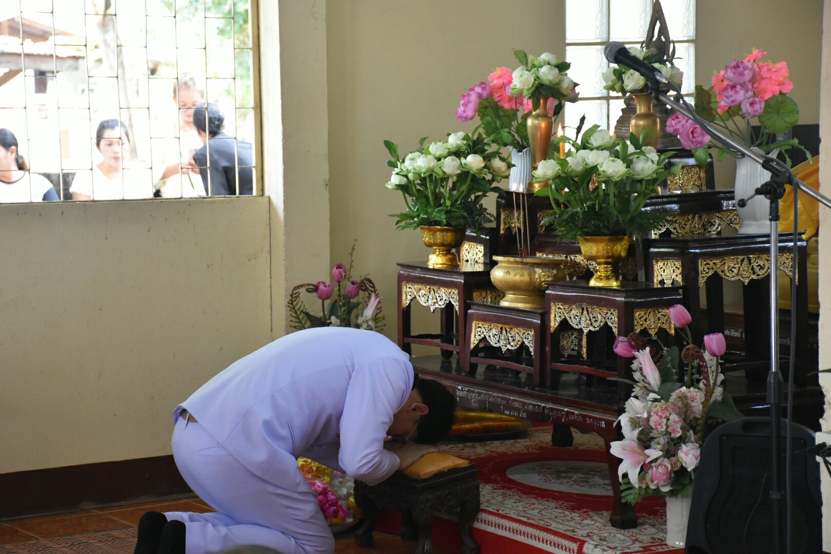 12 ตุลาคม 2560 เวลา 14.00 น.  บริษัทประชารัฐรักษามัคคีมหาสารคาม (วิสาหกิจเพื่อสังคม) จำกัด จัดโครงการบรรพชาสามเณร เพื่อถวายเป็นพระราชกุศลแด่พระบาทสมเด็จพระปรมิทรมหาภูมิพลอดุลยเดช บรมนาถบพิตร ครบ 1 ปี สวรรคต