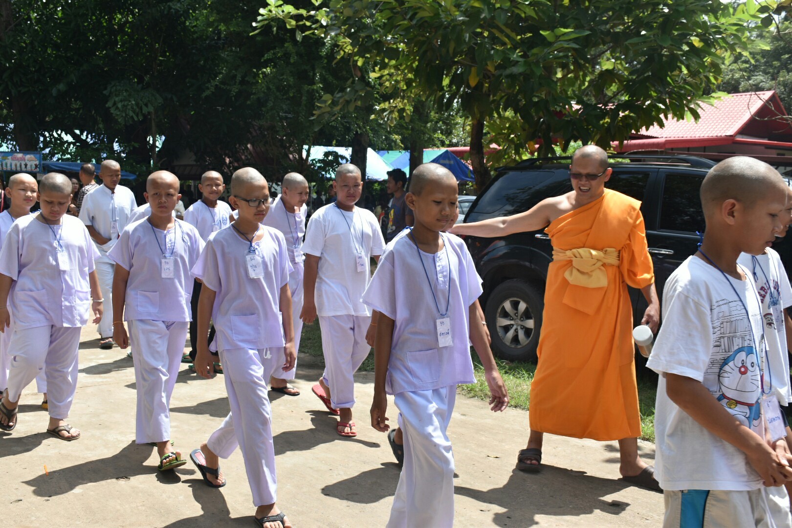 12 ตุลาคม 2560 เวลา 14.00 น.  บริษัทประชารัฐรักษามัคคีมหาสารคาม (วิสาหกิจเพื่อสังคม) จำกัด จัดโครงการบรรพชาสามเณร เพื่อถวายเป็นพระราชกุศลแด่พระบาทสมเด็จพระปรมิทรมหาภูมิพลอดุลยเดช บรมนาถบพิตร ครบ 1 ปี สวรรคต