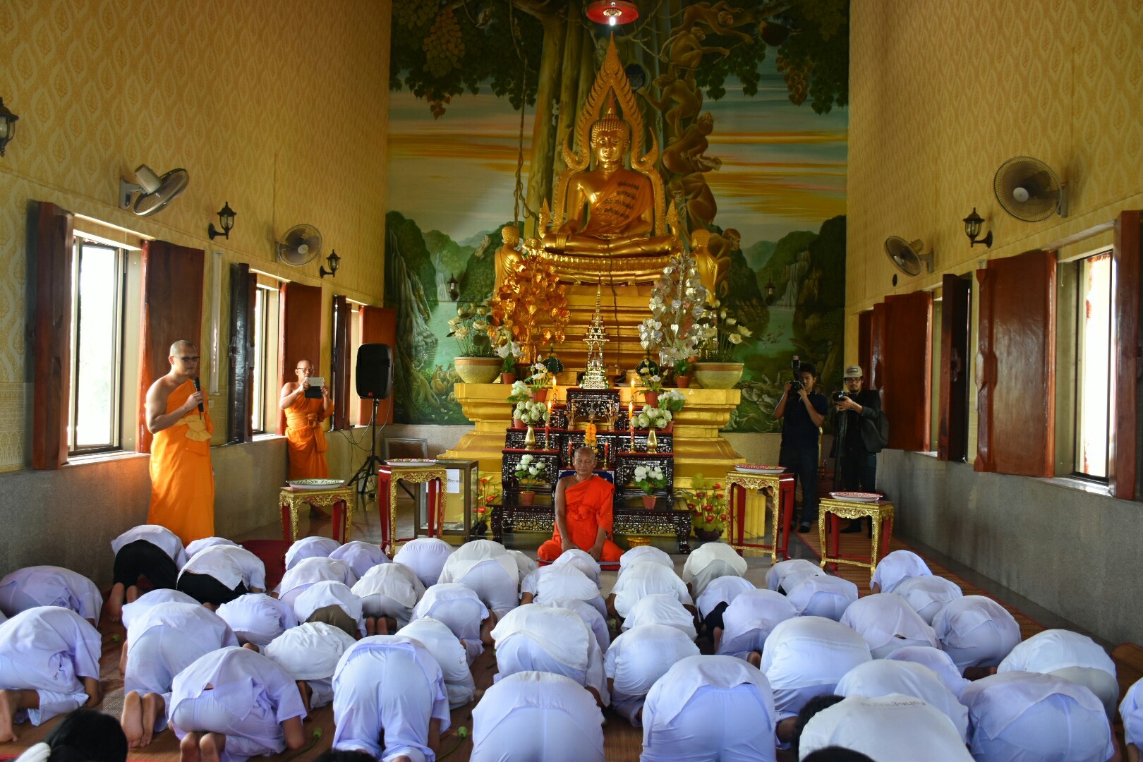 12 ตุลาคม 2560 เวลา 14.00 น.  บริษัทประชารัฐรักษามัคคีมหาสารคาม (วิสาหกิจเพื่อสังคม) จำกัด จัดโครงการบรรพชาสามเณร เพื่อถวายเป็นพระราชกุศลแด่พระบาทสมเด็จพระปรมิทรมหาภูมิพลอดุลยเดช บรมนาถบพิตร ครบ 1 ปี สวรรคต