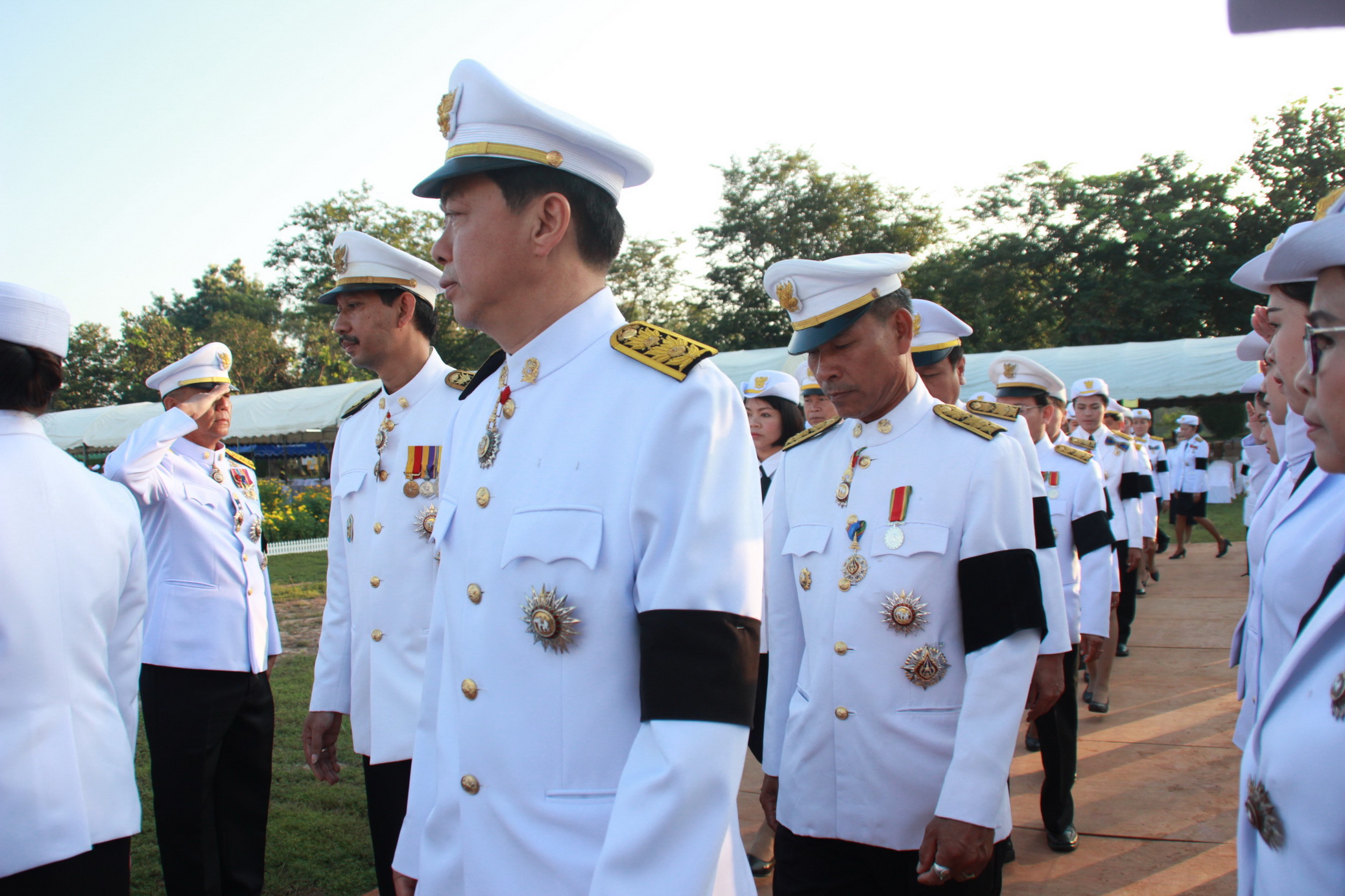 26 ตุลาคม 2560 พระราชพิธีถวายพระเพลิงพระบรมศพพระบาทสมเด็จพระปรมินทรมหาภูมิพลอดุลยเดช บรมนาถบพิตร ณ พระเมรุมาศจำลอง สนามหน้าศาลากลางจังหวัดมหาสารคาม