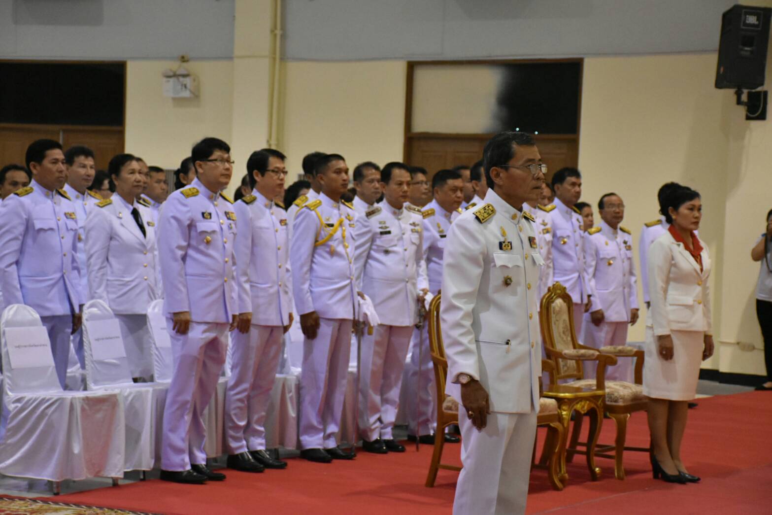 14 พฤศจิกายน 2560 นายเสน่ห์ นนทะโชติ ผู้ว่าราชการจังหวัดมหาสารคาม เป็นประธานพิธีวางพานพุ่มดอกไม้สดถวายแด่พระบาทสมเด็จพระปรมินทร มหาภูมิพลอดุลยเดช บรมนาถบพิตร เนื่องในวันพระบิดาแห่งฝนหลวง ประจำปี 2560