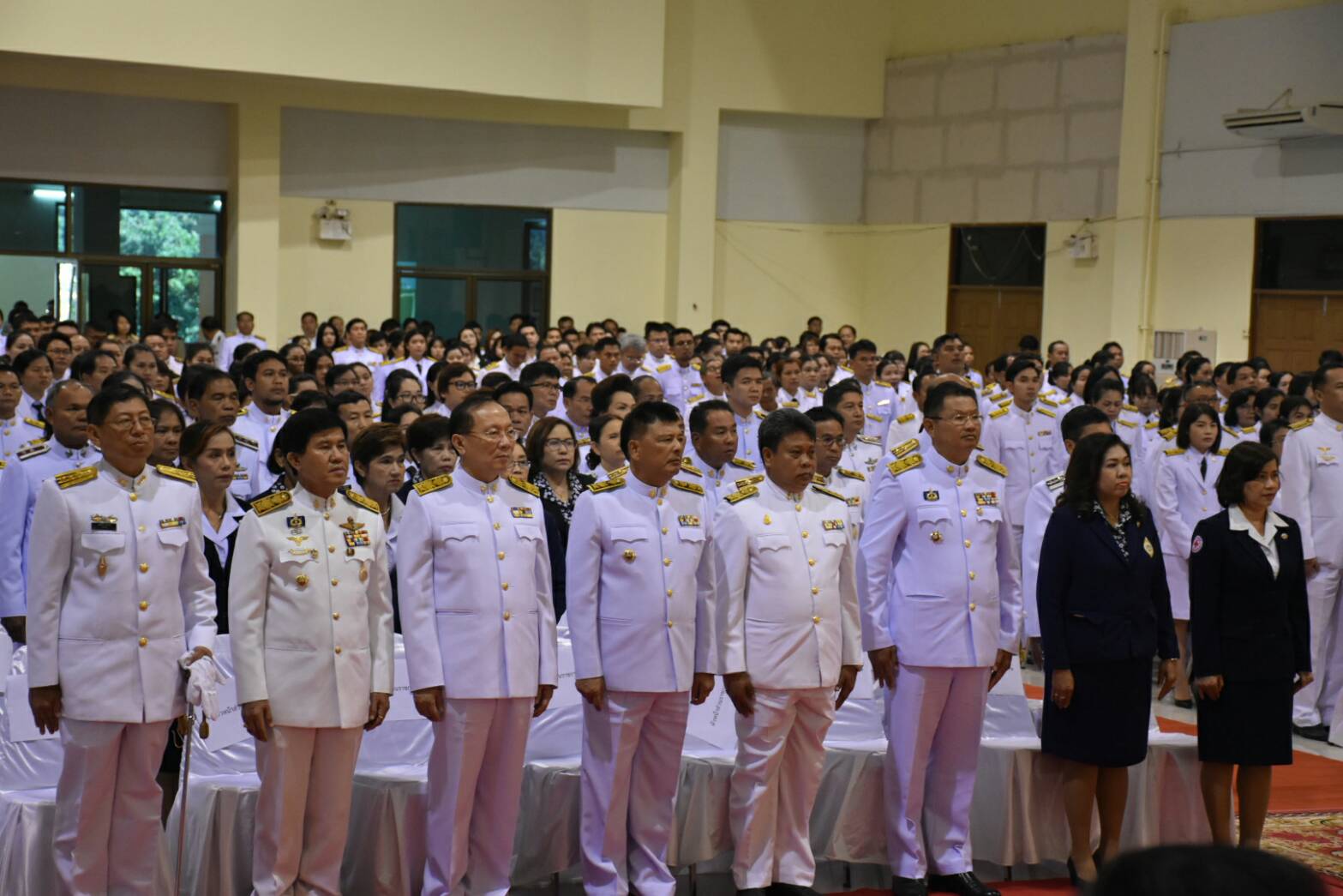 14 พฤศจิกายน 2560 นายเสน่ห์ นนทะโชติ ผู้ว่าราชการจังหวัดมหาสารคาม เป็นประธานพิธีวางพานพุ่มดอกไม้สดถวายแด่พระบาทสมเด็จพระปรมินทร มหาภูมิพลอดุลยเดช บรมนาถบพิตร เนื่องในวันพระบิดาแห่งฝนหลวง ประจำปี 2560