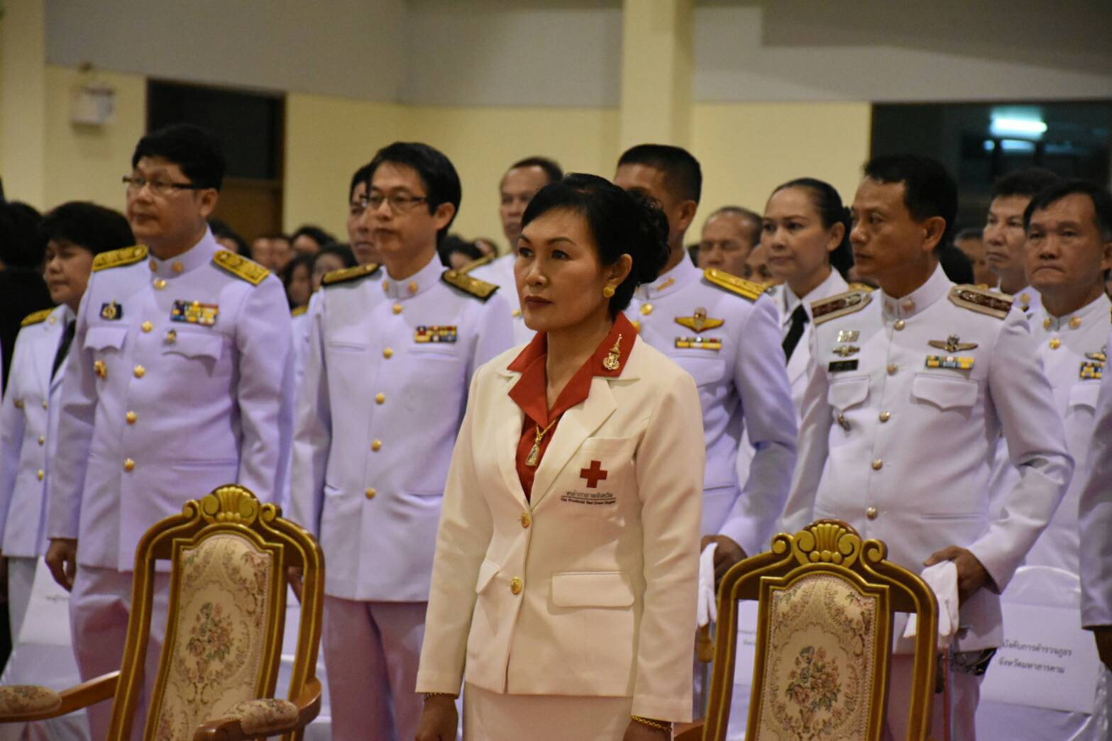 14 พฤศจิกายน 2560 นายเสน่ห์ นนทะโชติ ผู้ว่าราชการจังหวัดมหาสารคาม เป็นประธานพิธีวางพานพุ่มดอกไม้สดถวายแด่พระบาทสมเด็จพระปรมินทร มหาภูมิพลอดุลยเดช บรมนาถบพิตร เนื่องในวันพระบิดาแห่งฝนหลวง ประจำปี 2560
