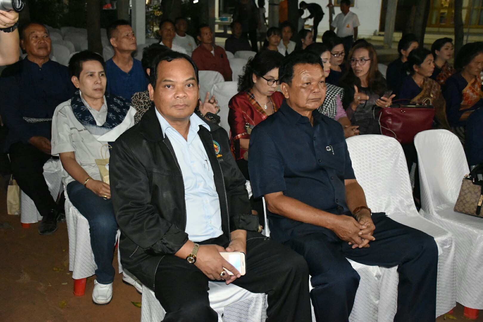 1 พฤศจิกายน 2560 นางบุญยิ่ง เทศน้อย พัฒนาการจังหวัดมหาสารคาม ร่วมงานแถลงข่าว “ล่องหุ่นเฮือไฟ ประเพณีไทญ้อ” ณ วัดสว่างวารี บ้านท่าขอนยาง ต.ท่าขอนยาง อ.กันทรวิชัย จังหวัดมหาสารคาม