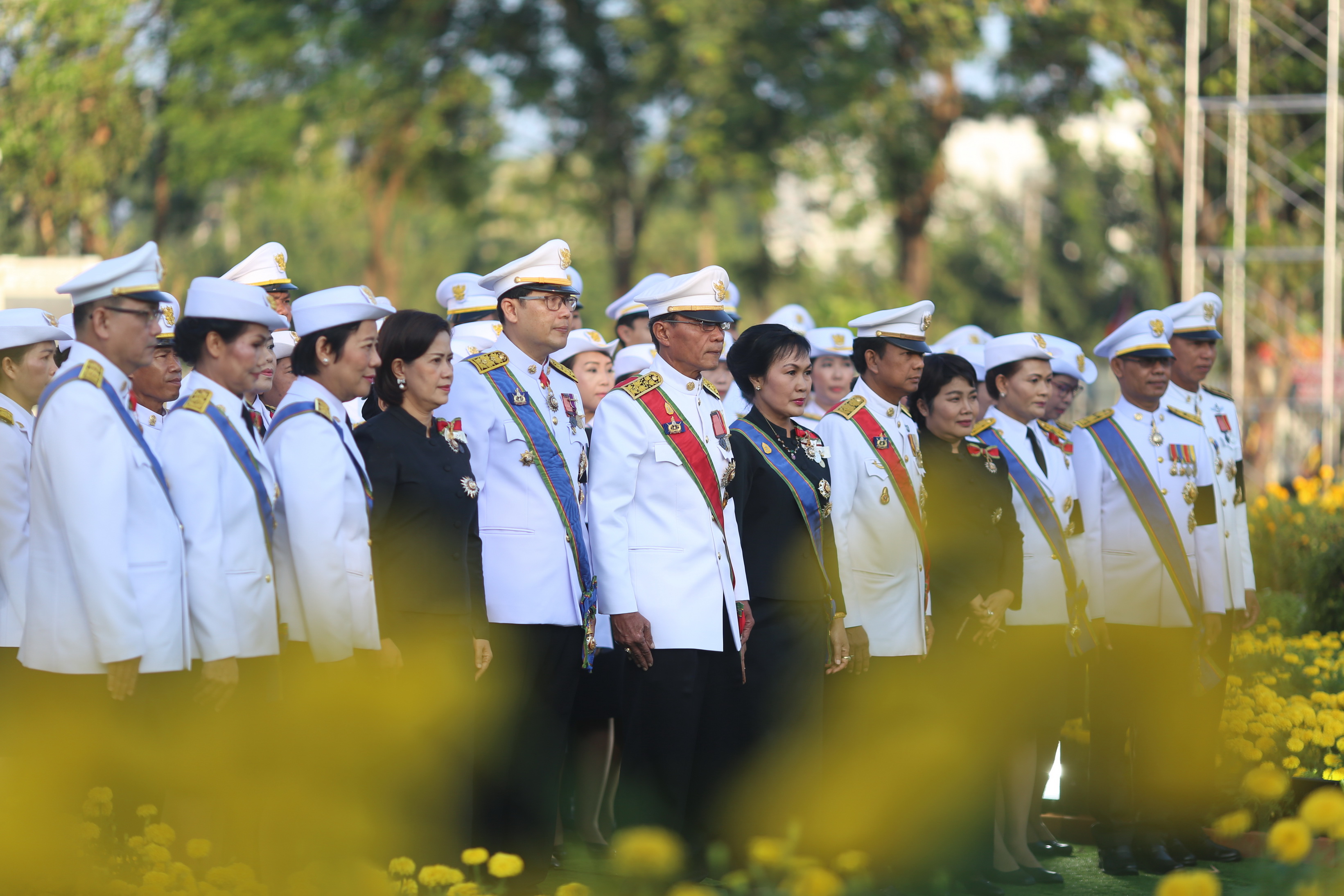 26 ตุลาคม 2560 พระราชพิธีถวายพระเพลิงพระบรมศพพระบาทสมเด็จพระปรมินทรมหาภูมิพลอดุลยเดช บรมนาถบพิตร ณ พระเมรุมาศจำลอง สนามหน้าศาลากลางจังหวัดมหาสารคาม