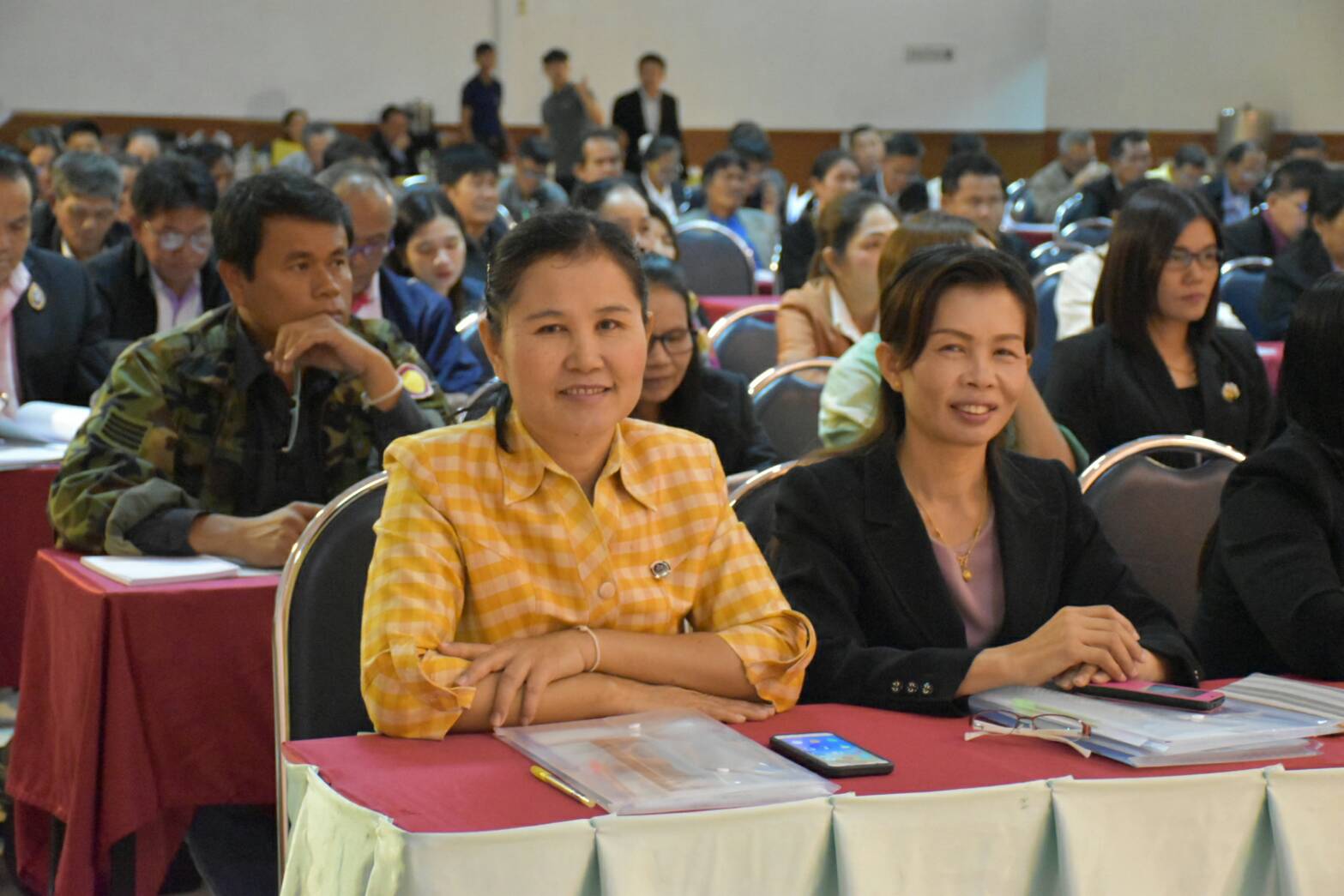 28 พฤศจิกายน 2560 การประชุมเชิงปฏิบัติการเครือข่ายกองทุนหมู่บ้าน ในการขับเคลื่อนการดำเนินงานกองทุนหมู่บ้านและชุมชนเมือง จังหวัดมหาสารคาม