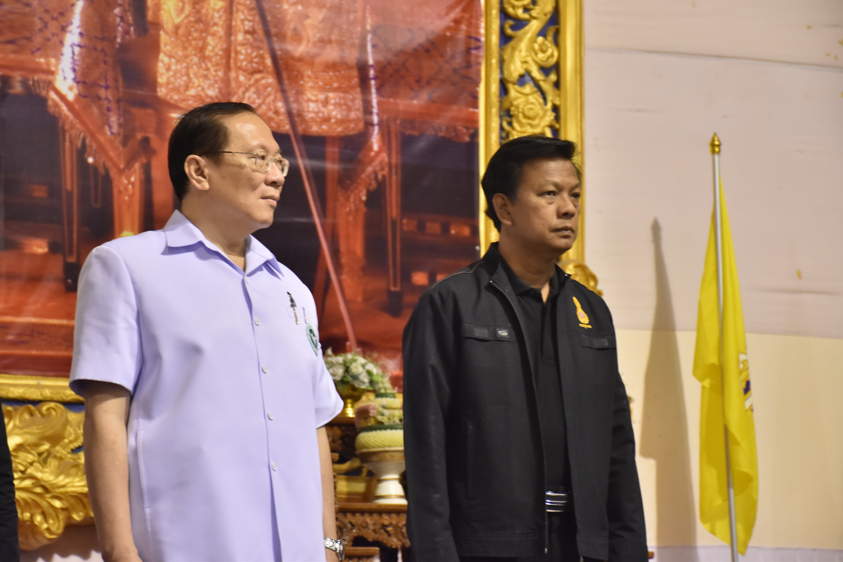 24 ตุลาคม 2560 จังหวัดมหาสารคามจัดประชุมจิตอาสาเฉพาะกิจฯ จังหวัดมหาสารคาม และซักซ้อมการปฏิบัติหน้าที่จิตอาสาเฉพาะกิจ 8 ประเภท ในพระราชพิธีถวายพระเพลิงพระบรมศพฯ แบบเสมือนจริง