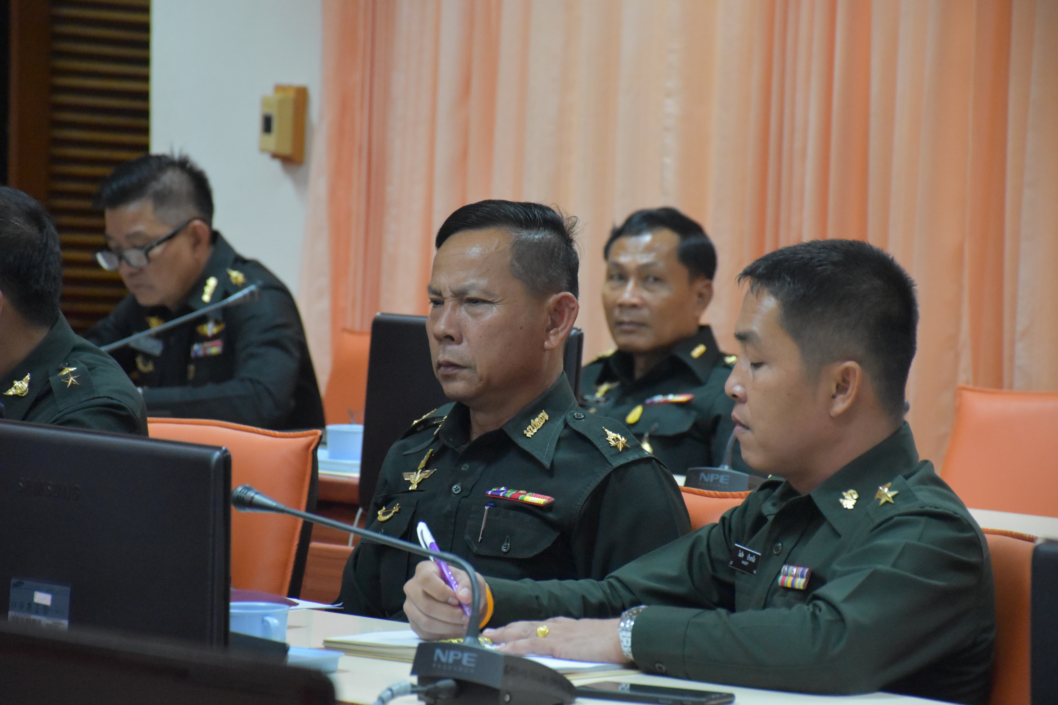 13 พฤศจิกายน 2560 การประชุมกองอำนวยการรักษาความมั่นคงภายใน จังหวัดมหาสารคาม ณ ห้องประชุม 307 ศาลากลางจังหวัดมหาสารคาม