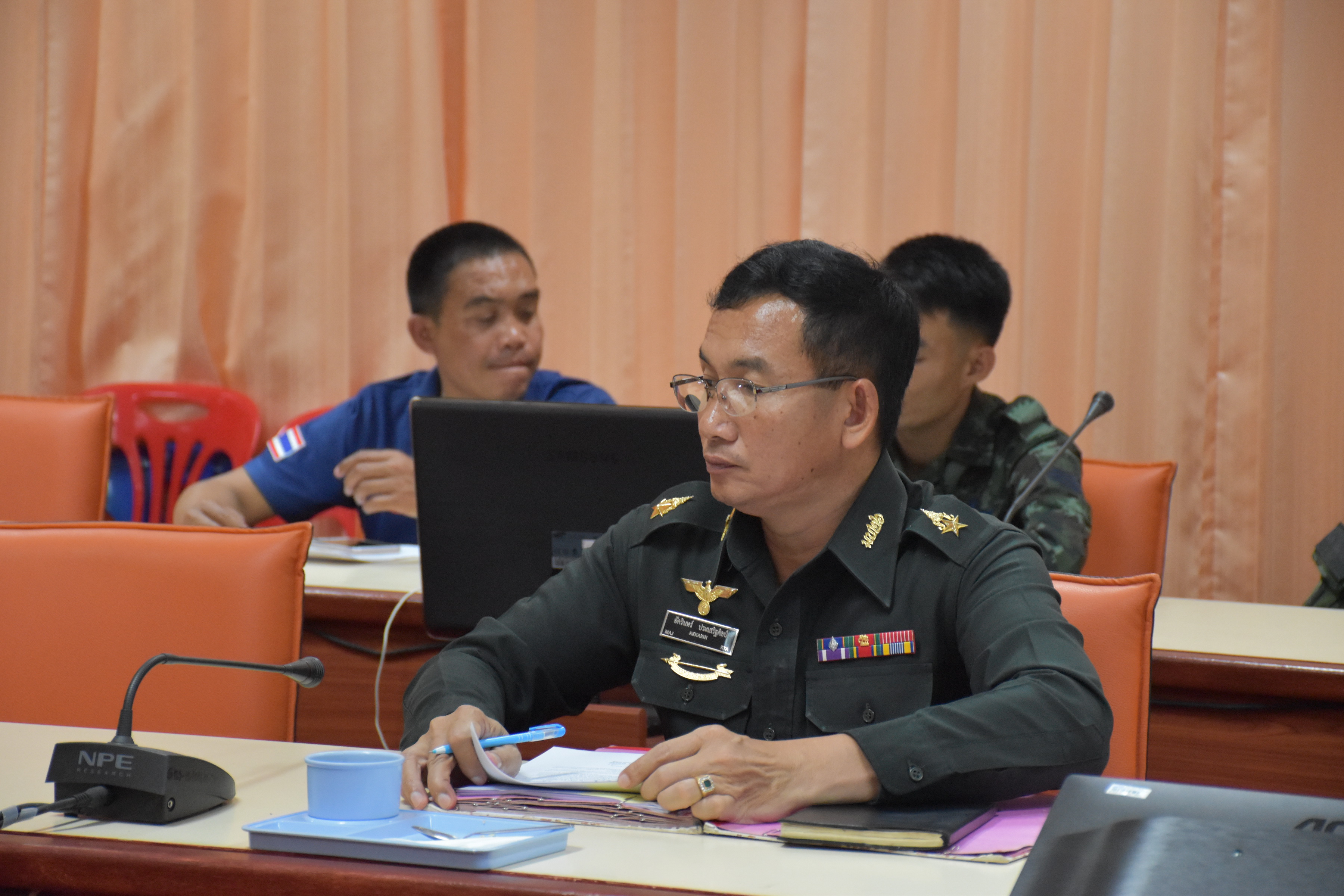 13 พฤศจิกายน 2560 การประชุมกองอำนวยการรักษาความมั่นคงภายใน จังหวัดมหาสารคาม ณ ห้องประชุม 307 ศาลากลางจังหวัดมหาสารคาม